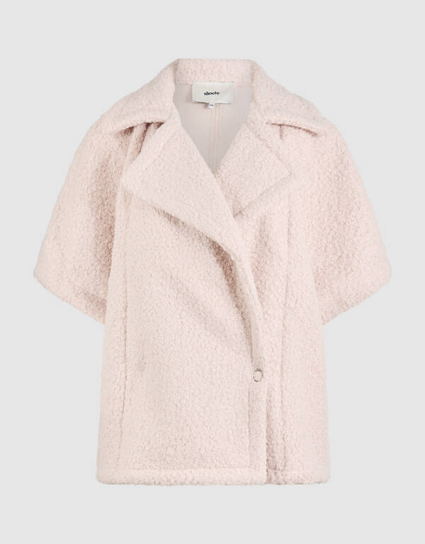 Übergroße Teddy-Weste Gebrochen Weiß SHOEBY WOMEN