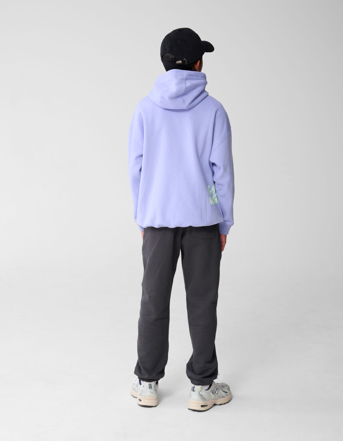 Good Mood Atrwork Hoodie Hellviolett SHOEBY BOYS