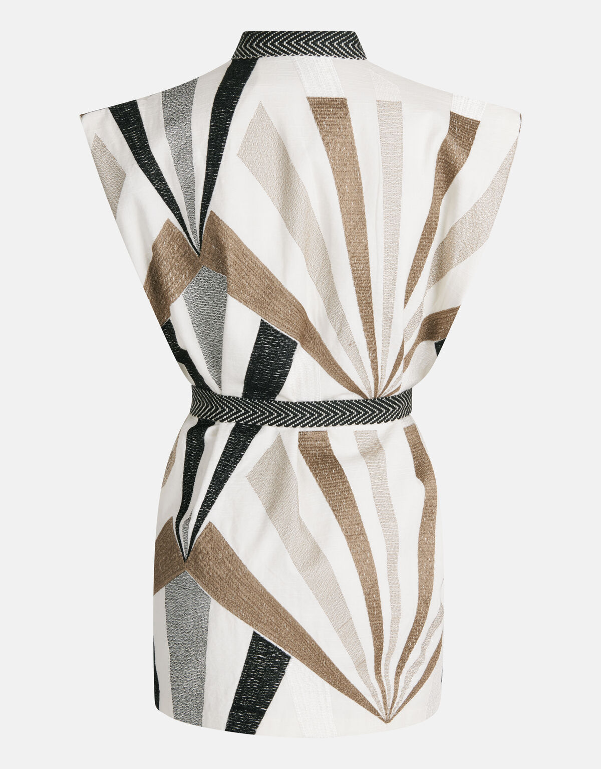 Grafik Ärmelloses Gilet Off White By Mieke SHOEBY WOMEN