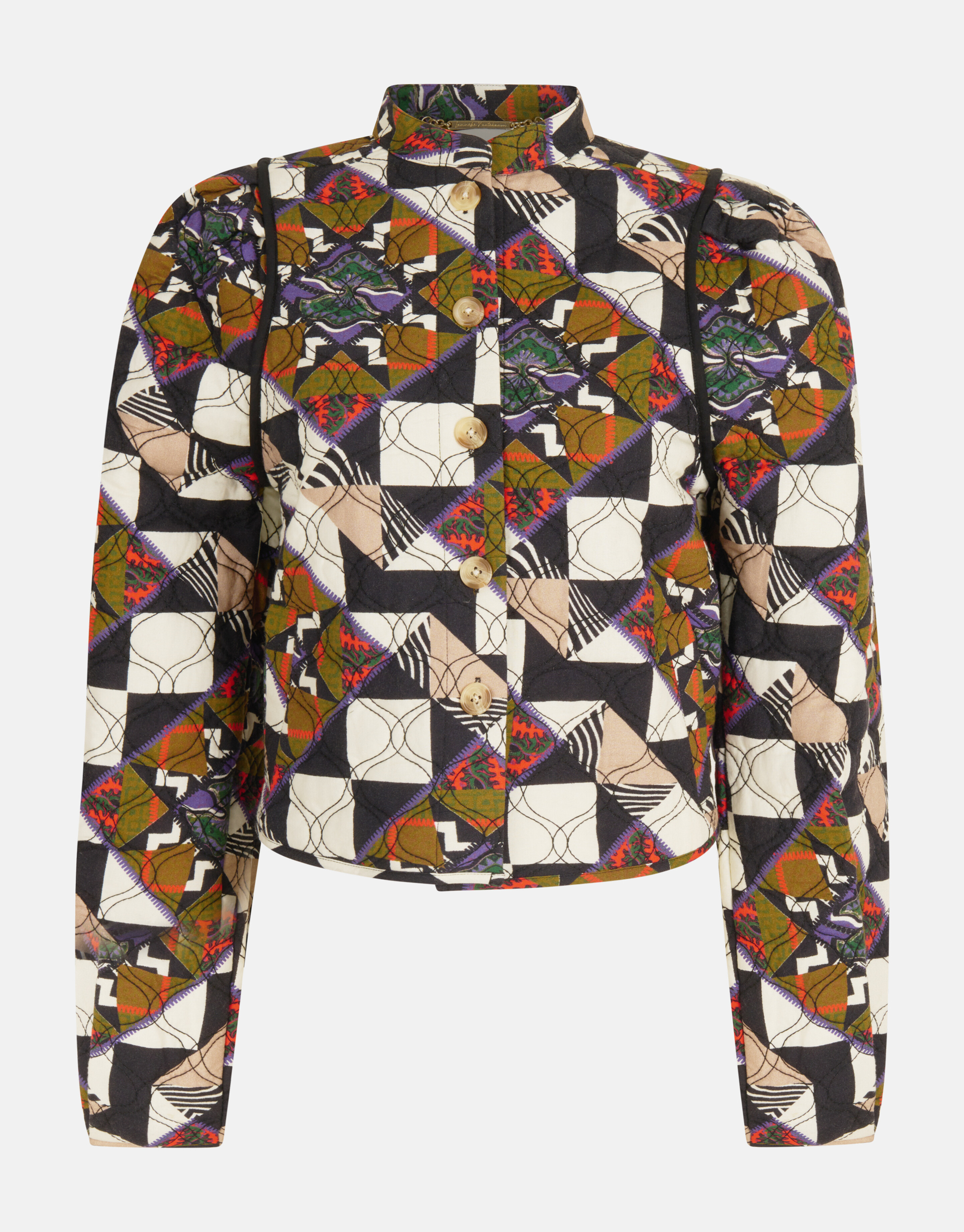 Gesteppte Stickerei-Jacke Off White von Lonneke SHOEBY WOMEN