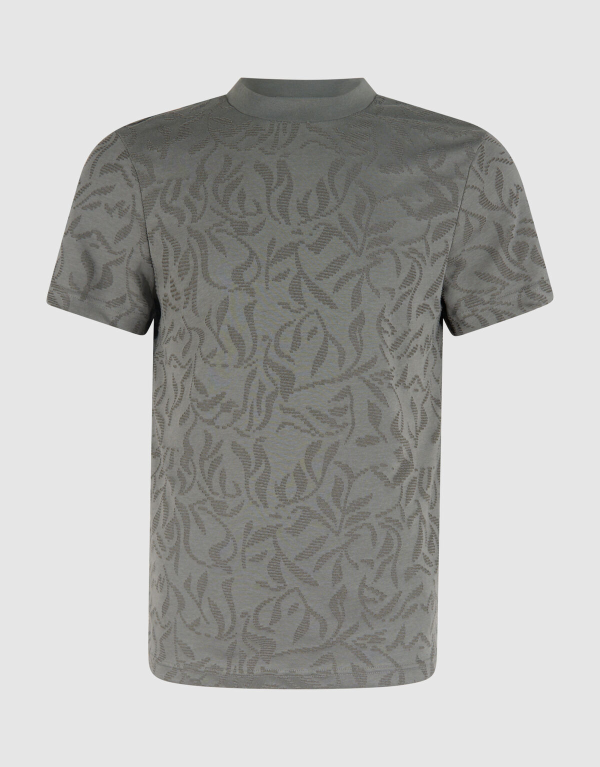 Struktur-T-Shirt Dunkelgrün SHOEBY MEN