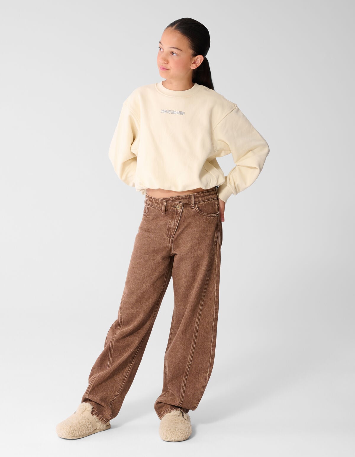 Pullover mit 28-teiligem Artwork, cremefarben SHOEBY GIRLS