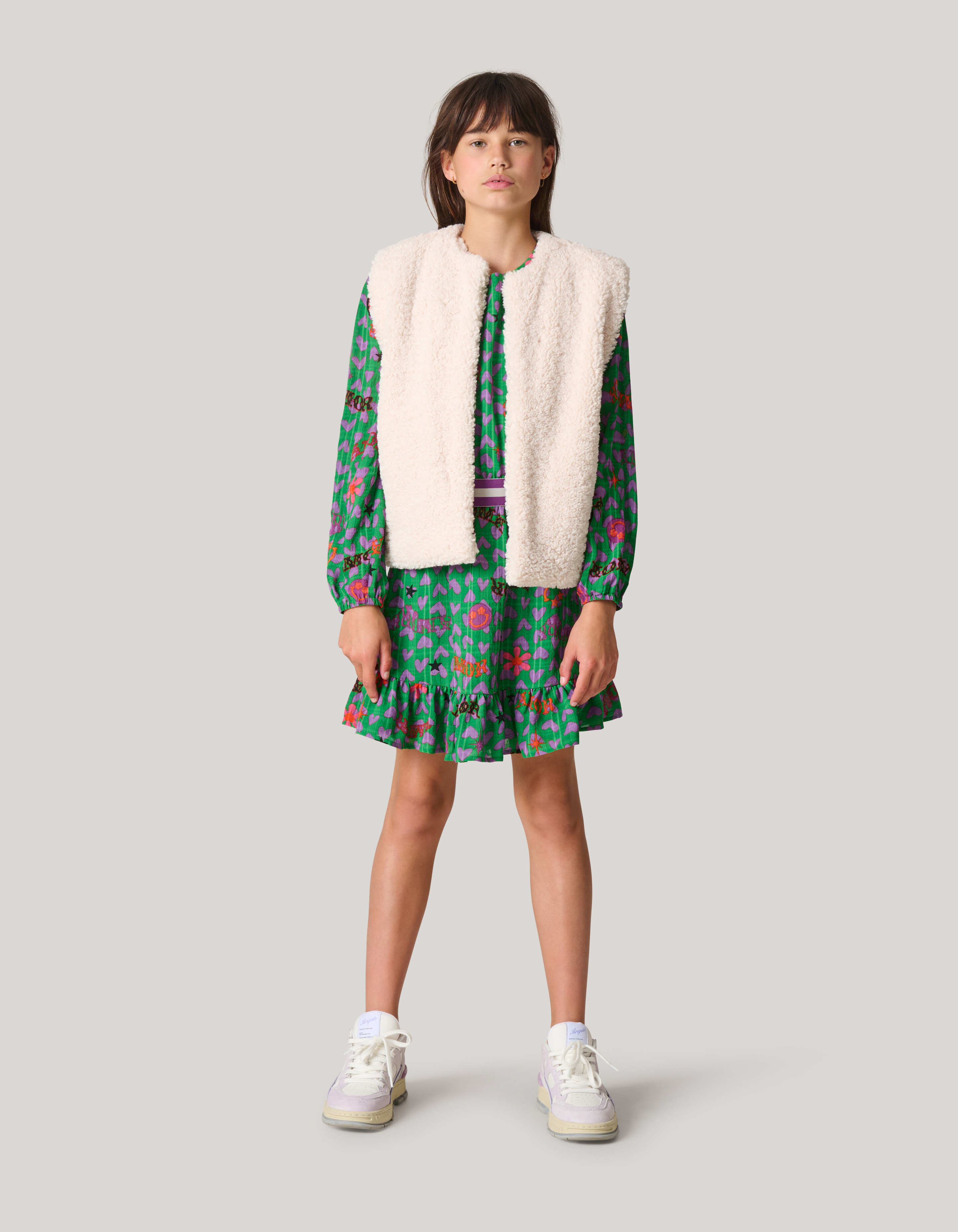 Teddy Gilet Off White SHOEBY GIRLS