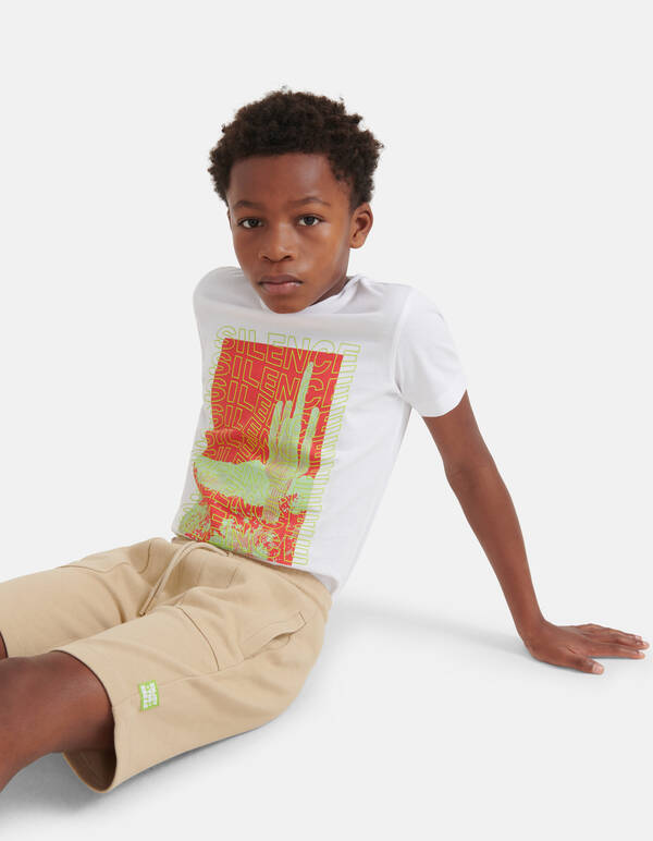 Artwork T-shirt Weiß SHOEBY BOYS