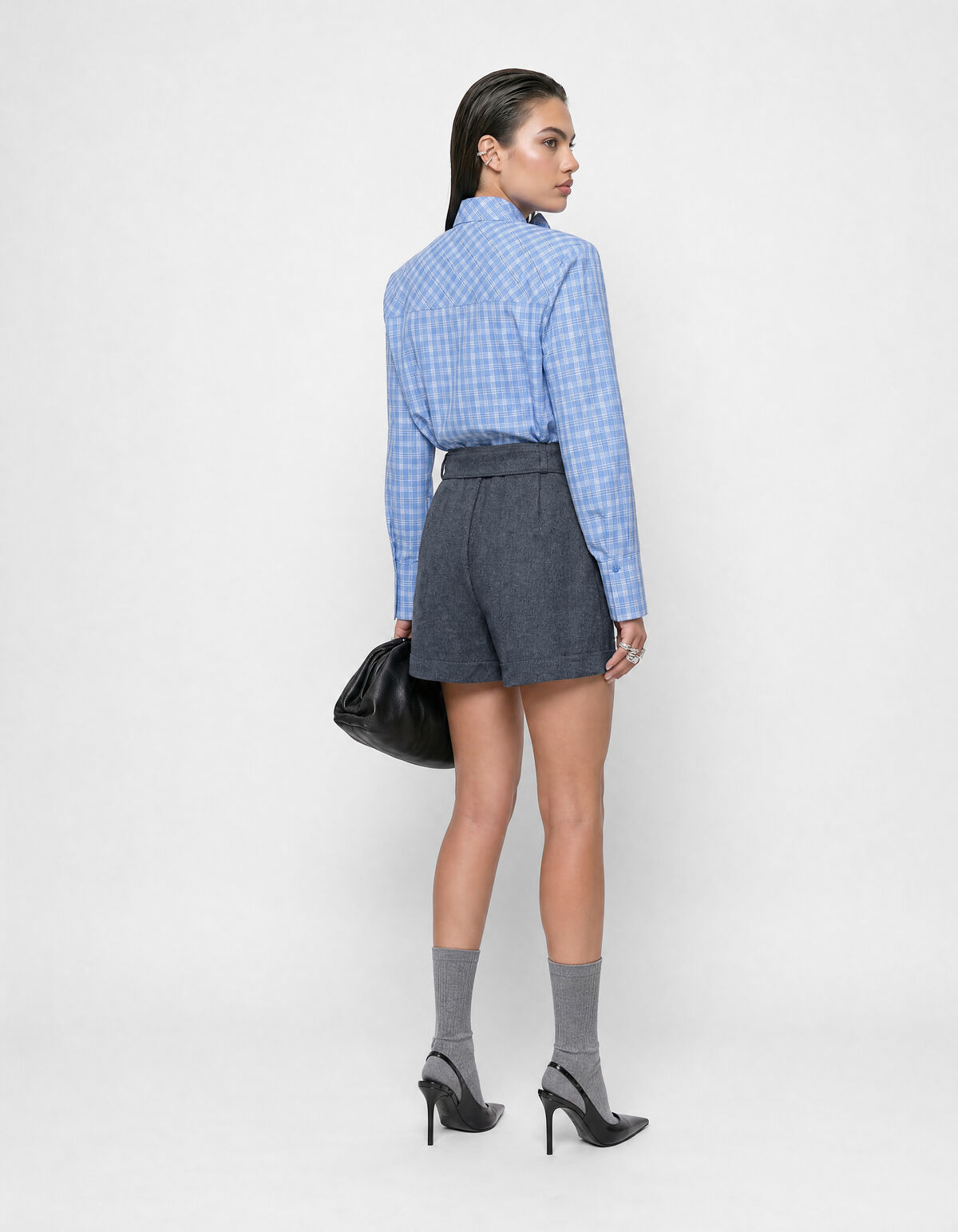 Wollshorts Grau SHOEBY WOMEN