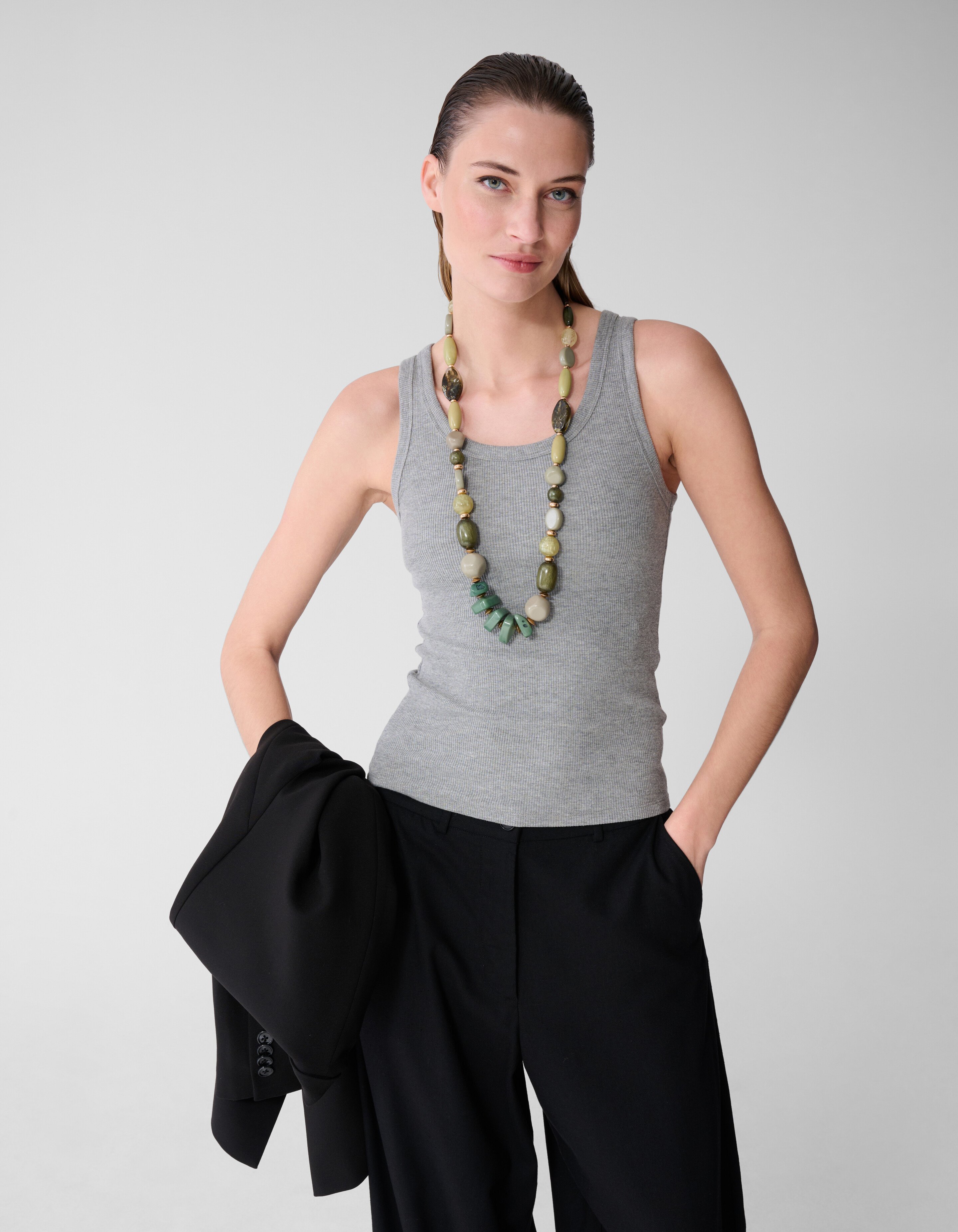 Multi Perlenkette Gr&uuml;n von Lonneke SHOEBY ACCESSOIRES