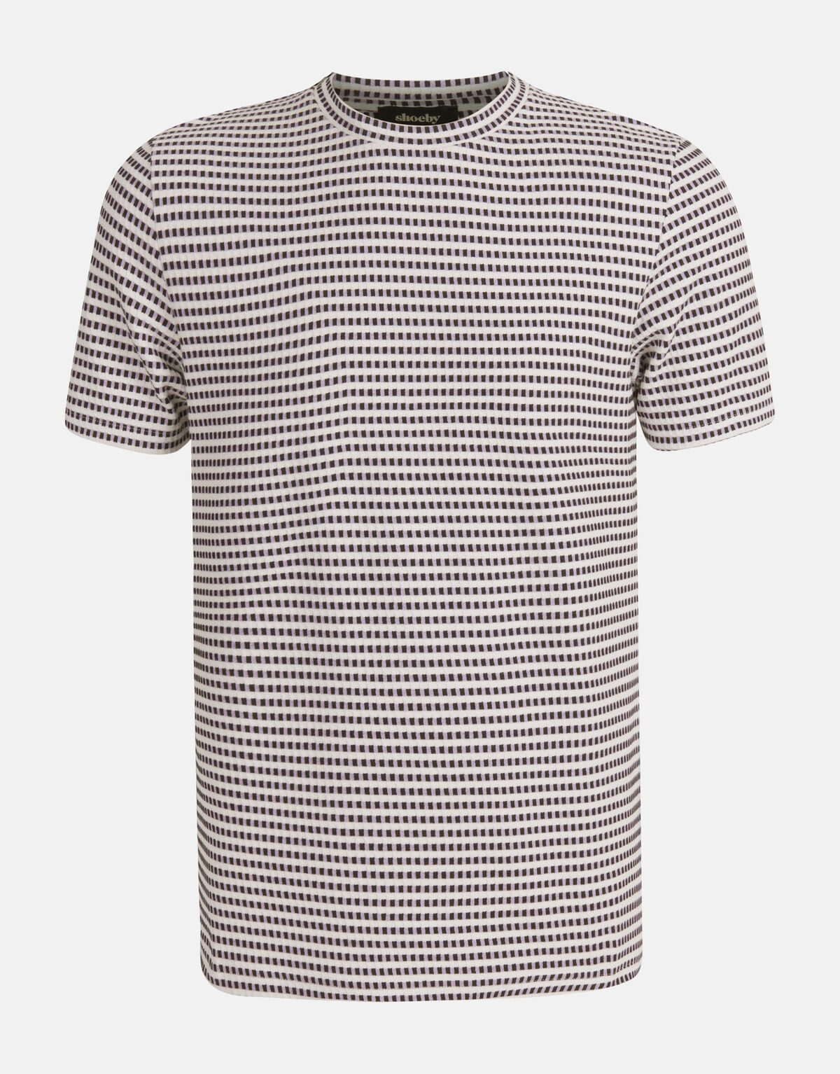 Struktur-T-Shirt Hellviolett SHOEBY MEN