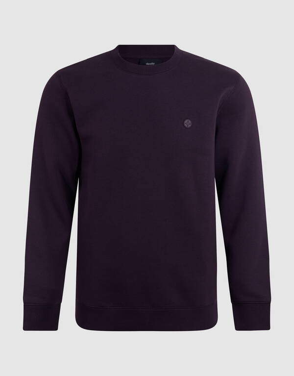 Badge Sweater Dunkelrot SHOEBY MEN