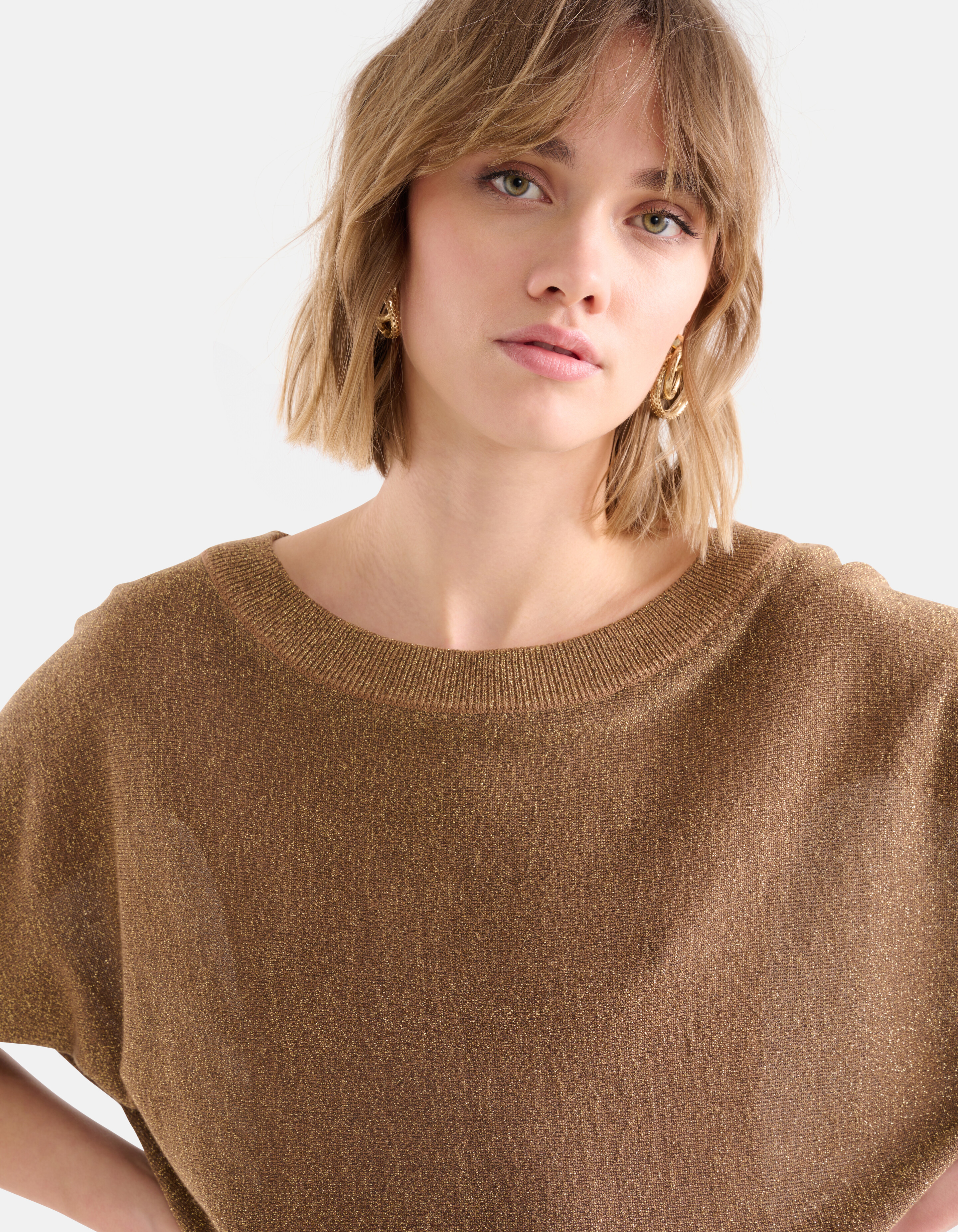Pullover Glitzer Batwing SHOEBY WOMEN