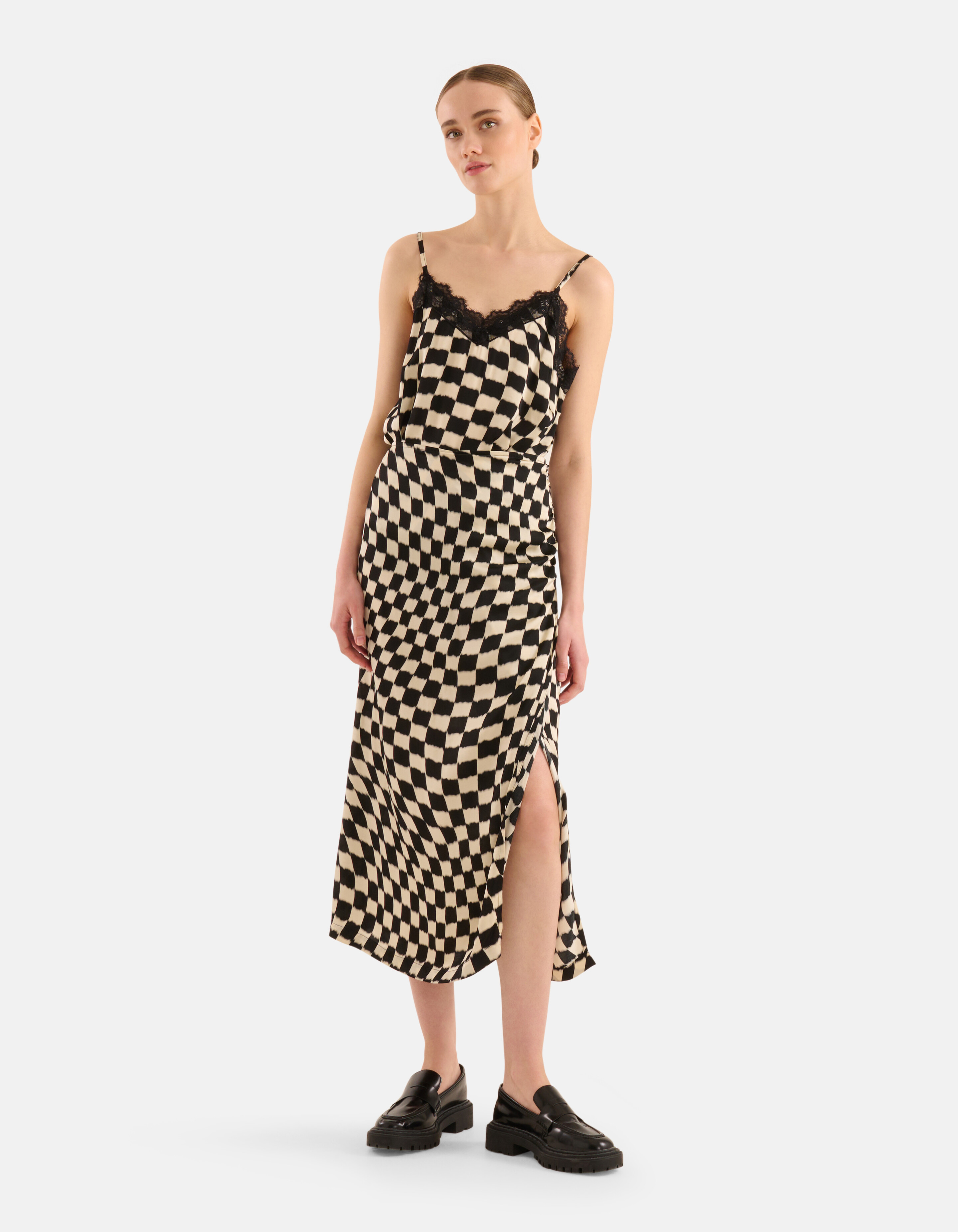 Bedrucktes Singlet Schwarz/ Off-white SHOEBY WOMEN