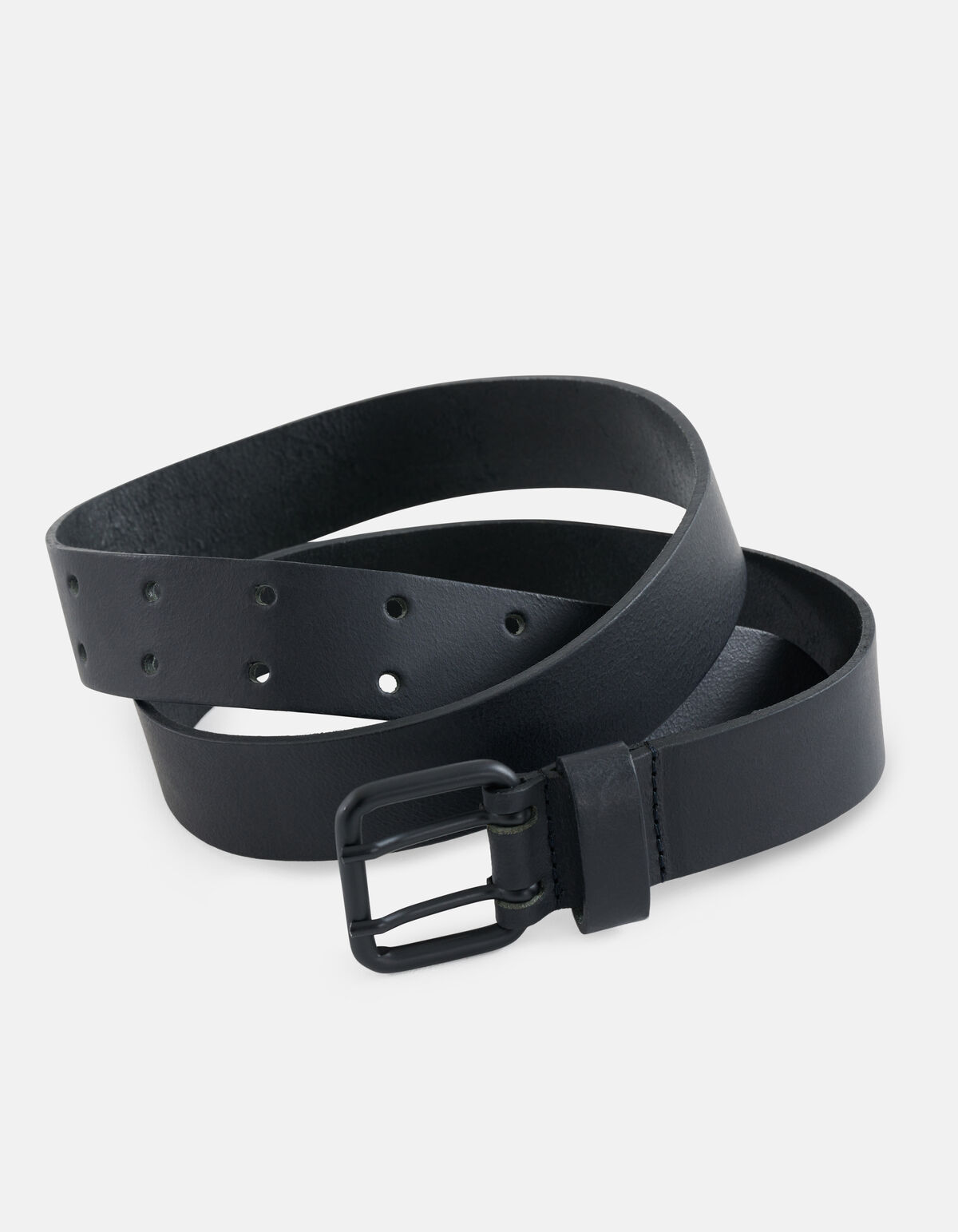 Double Pin Gürtel Schwarz ACCESSOIRES SHOEBY