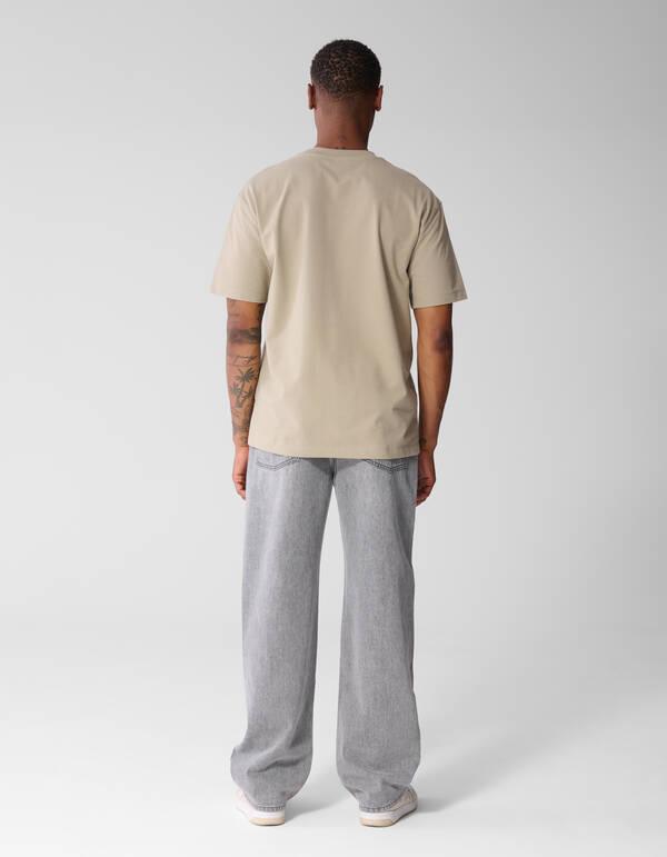 Baggy Fit Jeans Lichtgrijs L34 SHOEBY MEN