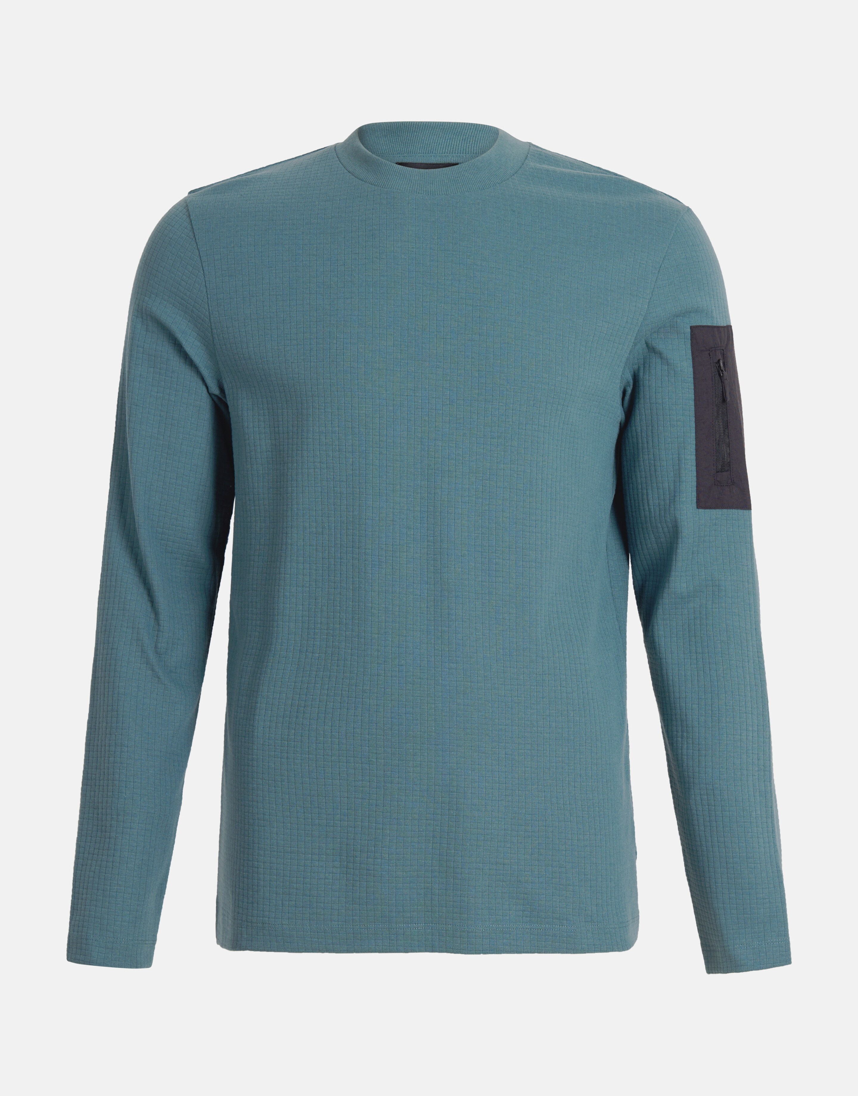 Jersey Textur Longsleeve Blau SHOEBY MEN