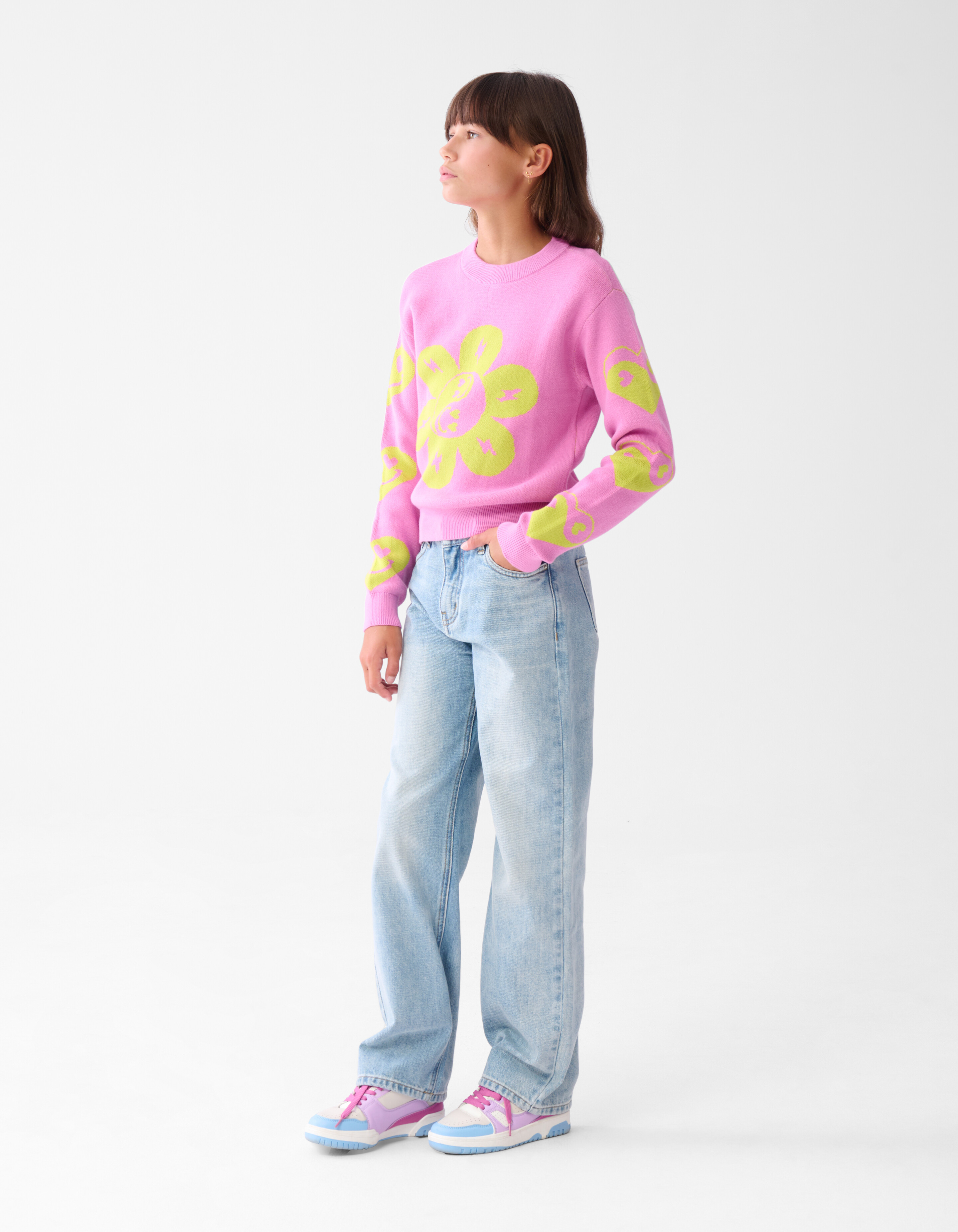 Bedruckter Pullover Rosa SHOEBY GIRLS