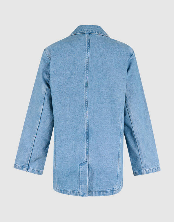 Übergroßer Denim-Blazer Mediumstone SHOEBY WOMEN