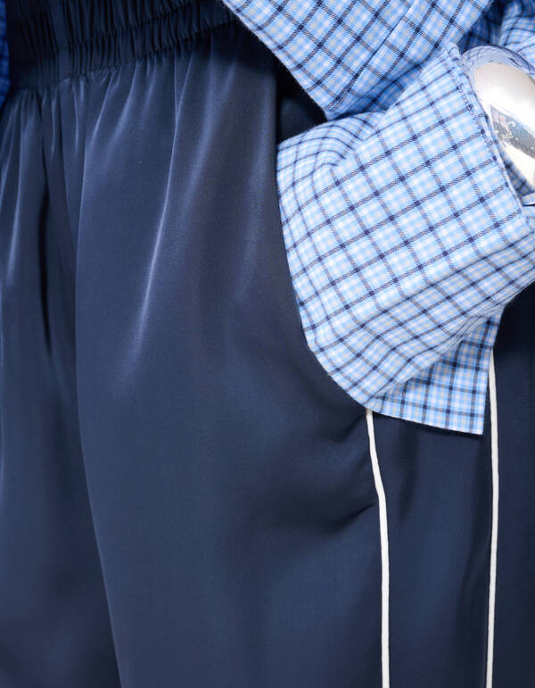 Satin Jogger Dunkelblau SHOEBY WOMEN