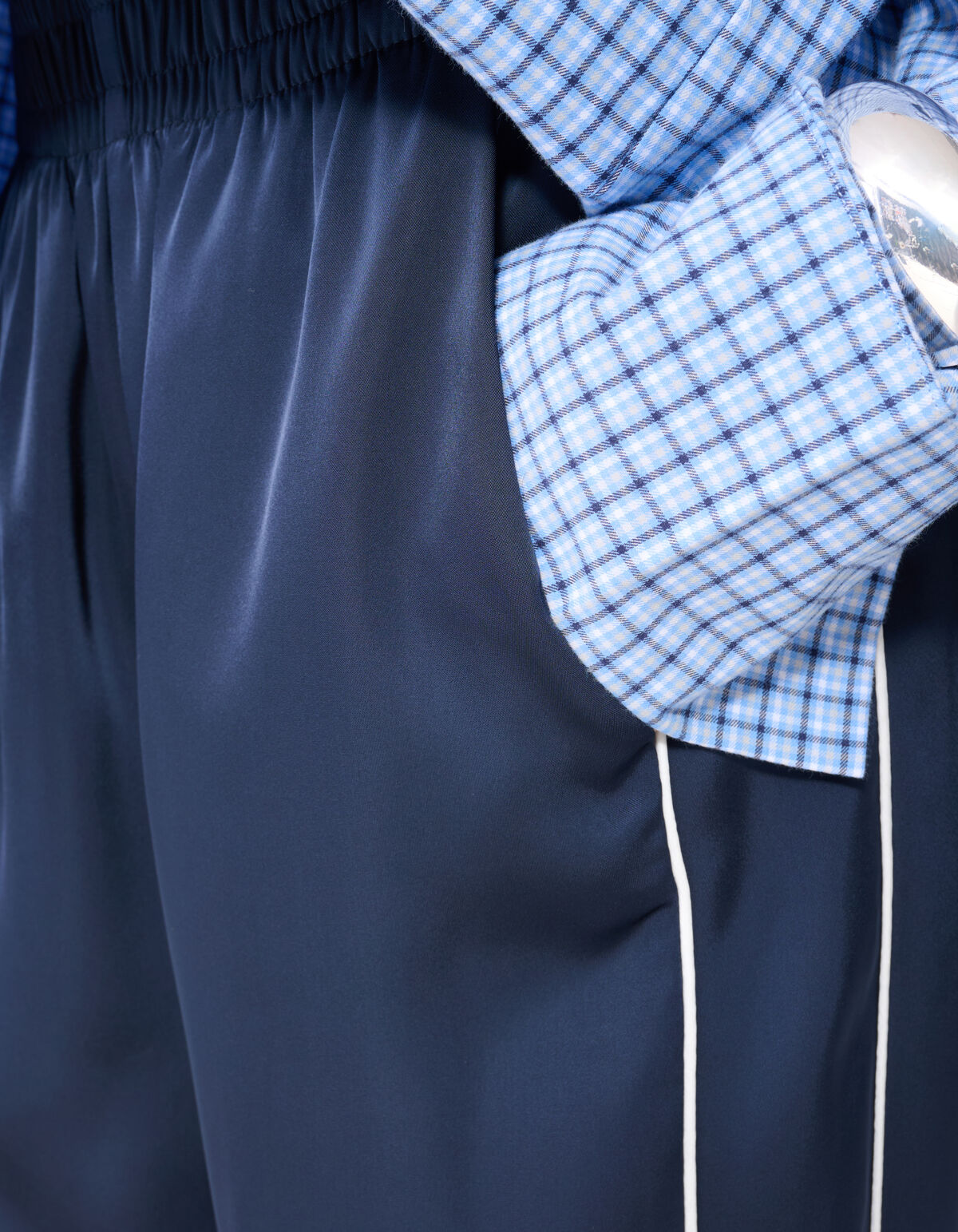 Satin Jogger Dunkelblau SHOEBY WOMEN