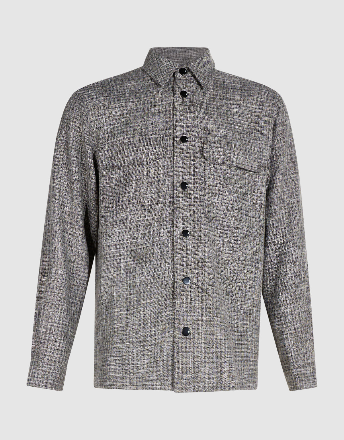 Kariertes Overshirt Grau SHOEBY MEN