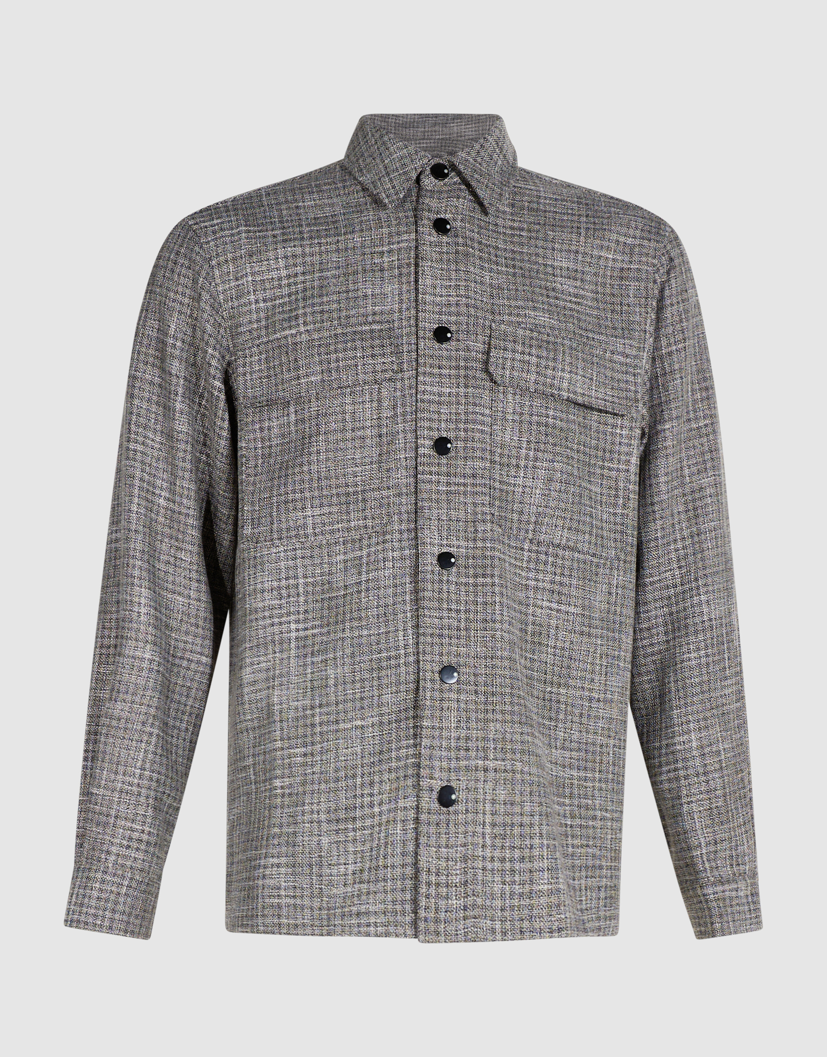 Kariertes Overshirt Grau SHOEBY MEN