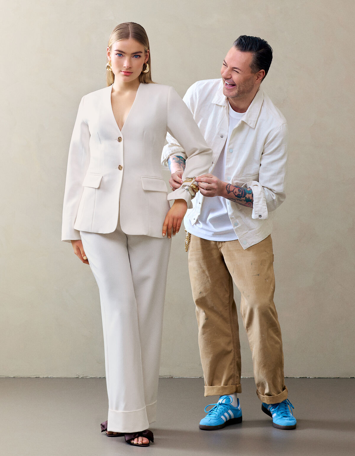 Hose zum Umkrempeln Off White SHOEBY WOMEN