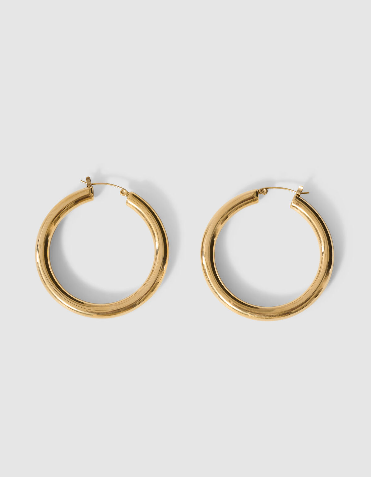 Basic Thick Ohrringe Gold SHOEBY ACCESSOIRES