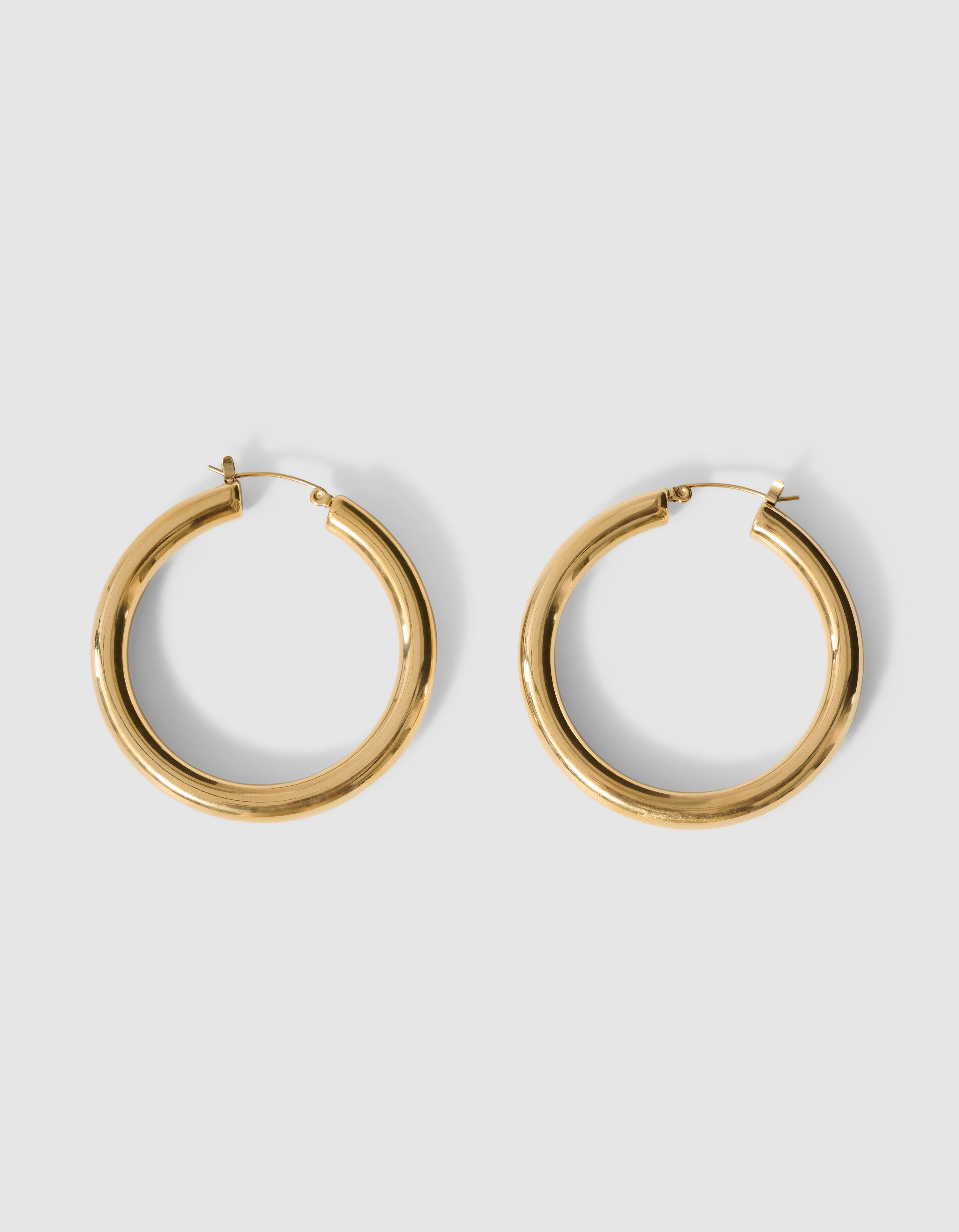Basic Thick Ohrringe Gold SHOEBY ACCESSOIRES