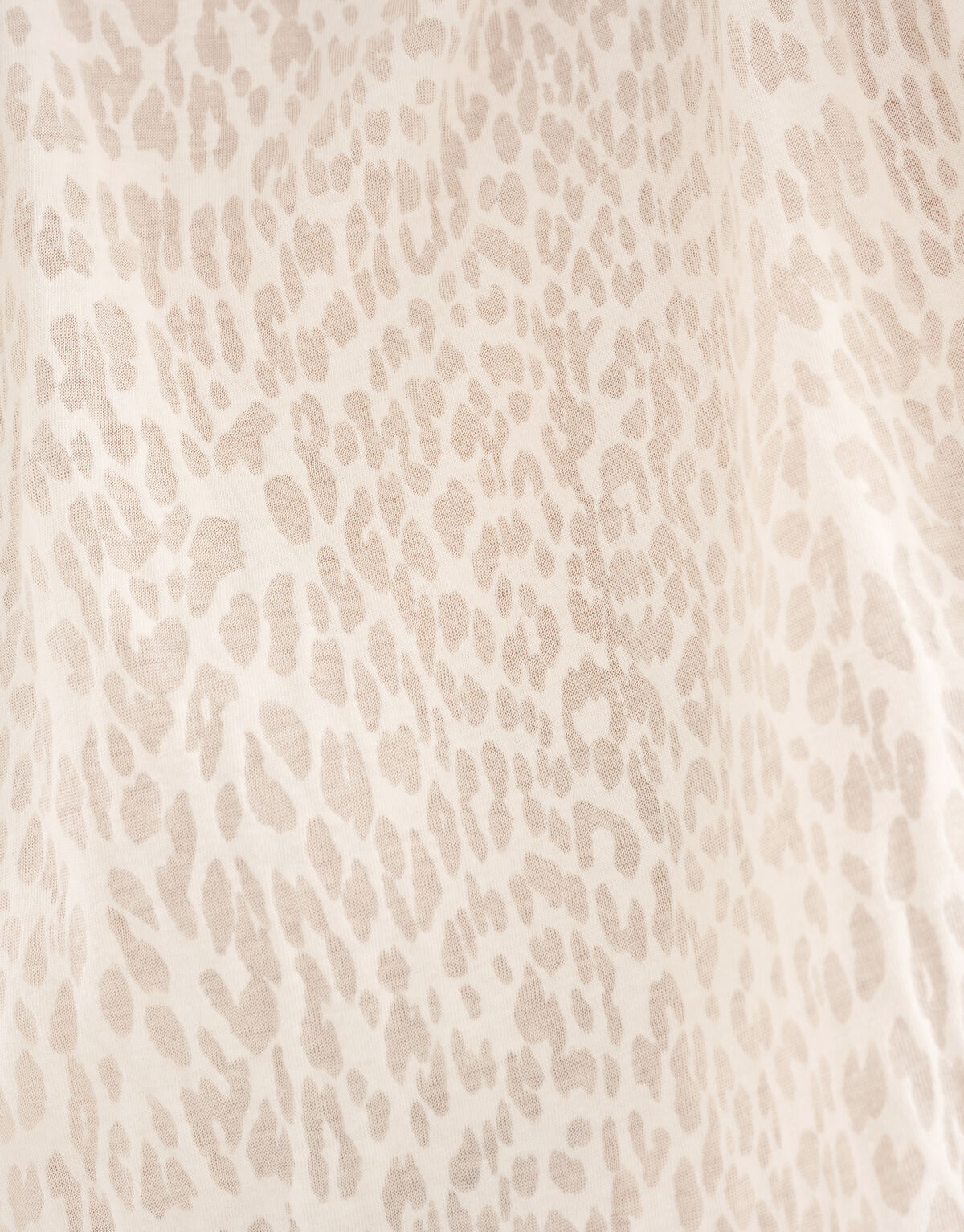 Leopard Burn Out T-shirt Off White SHOEBY WOMEN