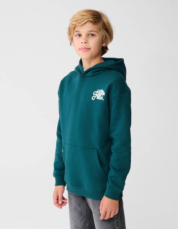 Hype Artwork Hoodie Dunkelgrün SHOEBY BOYS