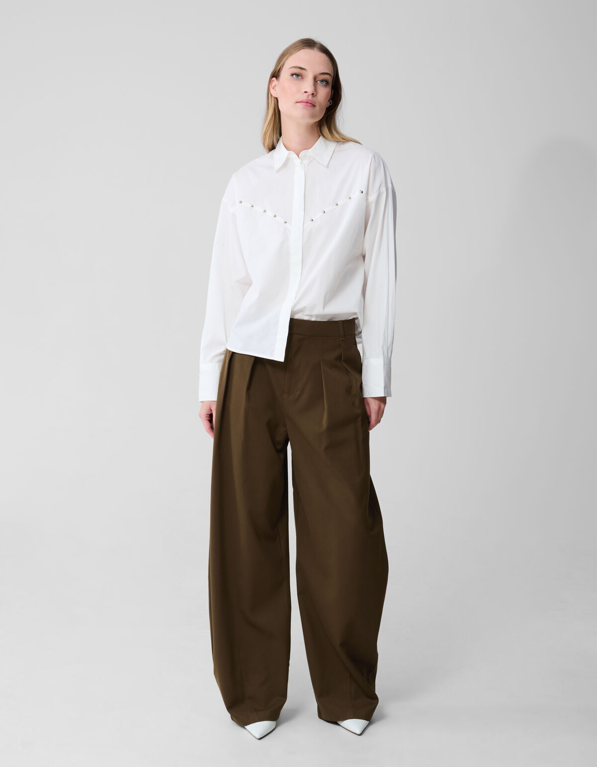Mix Barrel Hose Khaki SHOEBY WOMEN