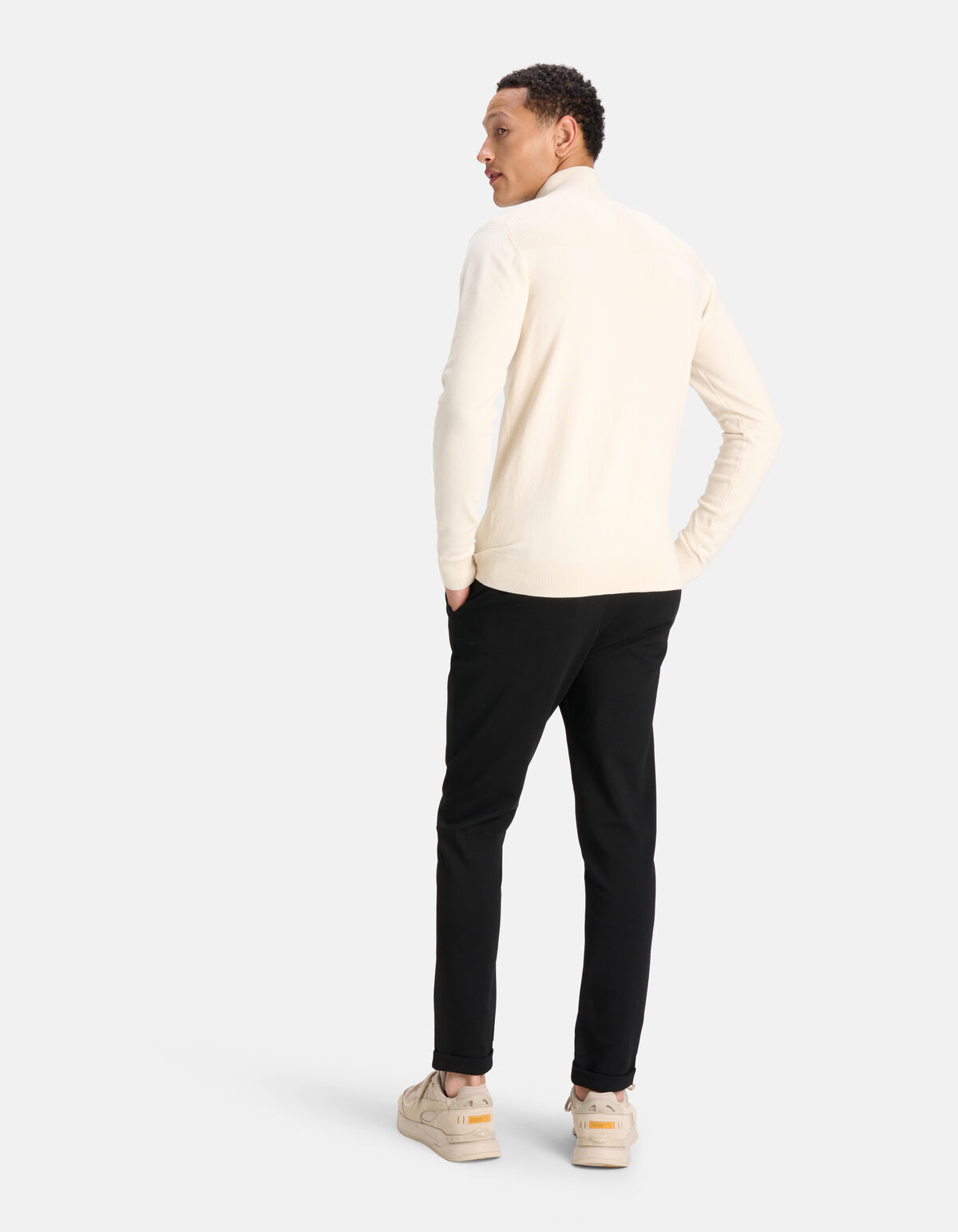 Pullover mit Reißverschluss Offwhite SHOEBY MEN