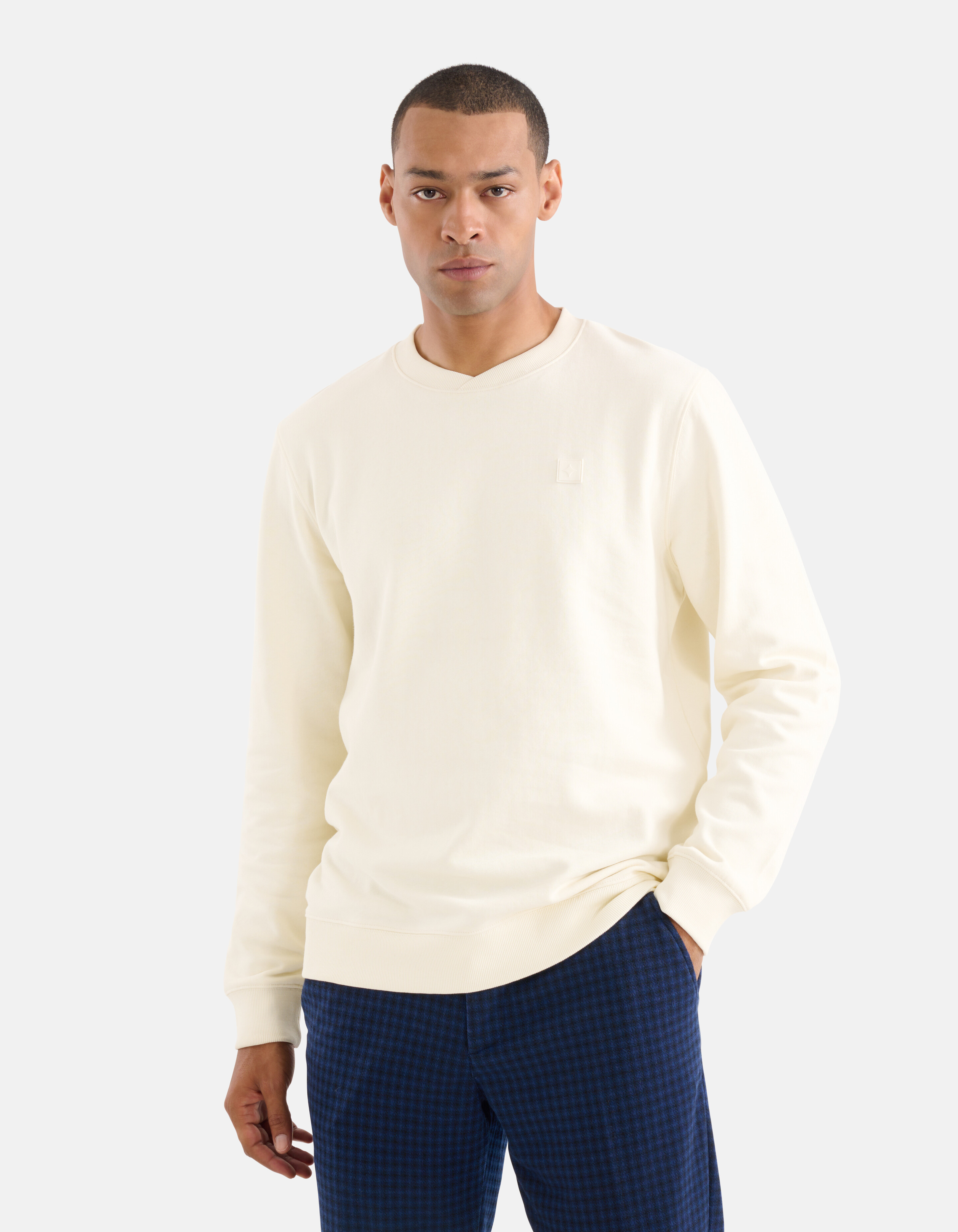 Flock Artwork Pullover Off White SHOEBY MEN