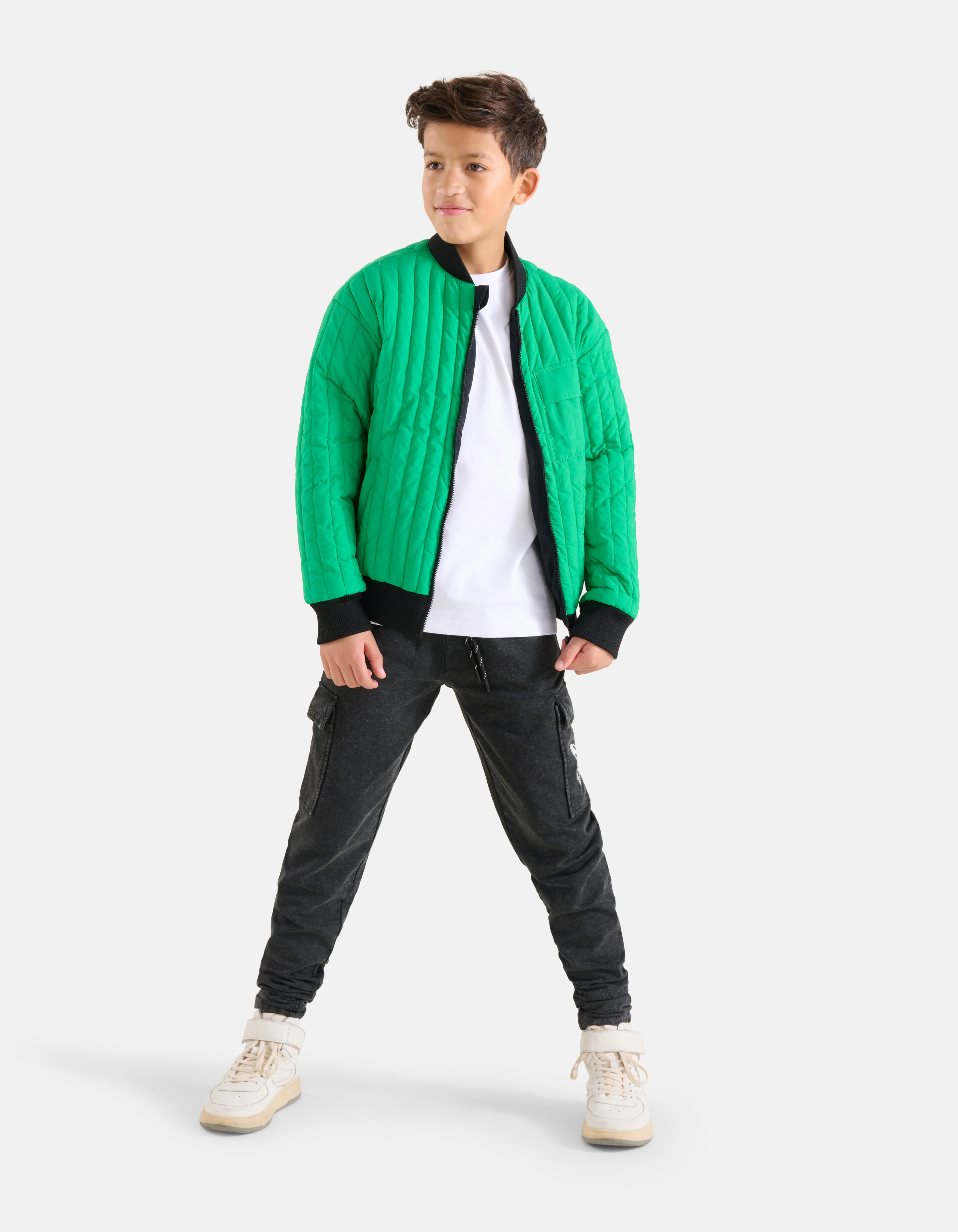 Wendejacke Grün/Schwarz SHOEBY BOYS