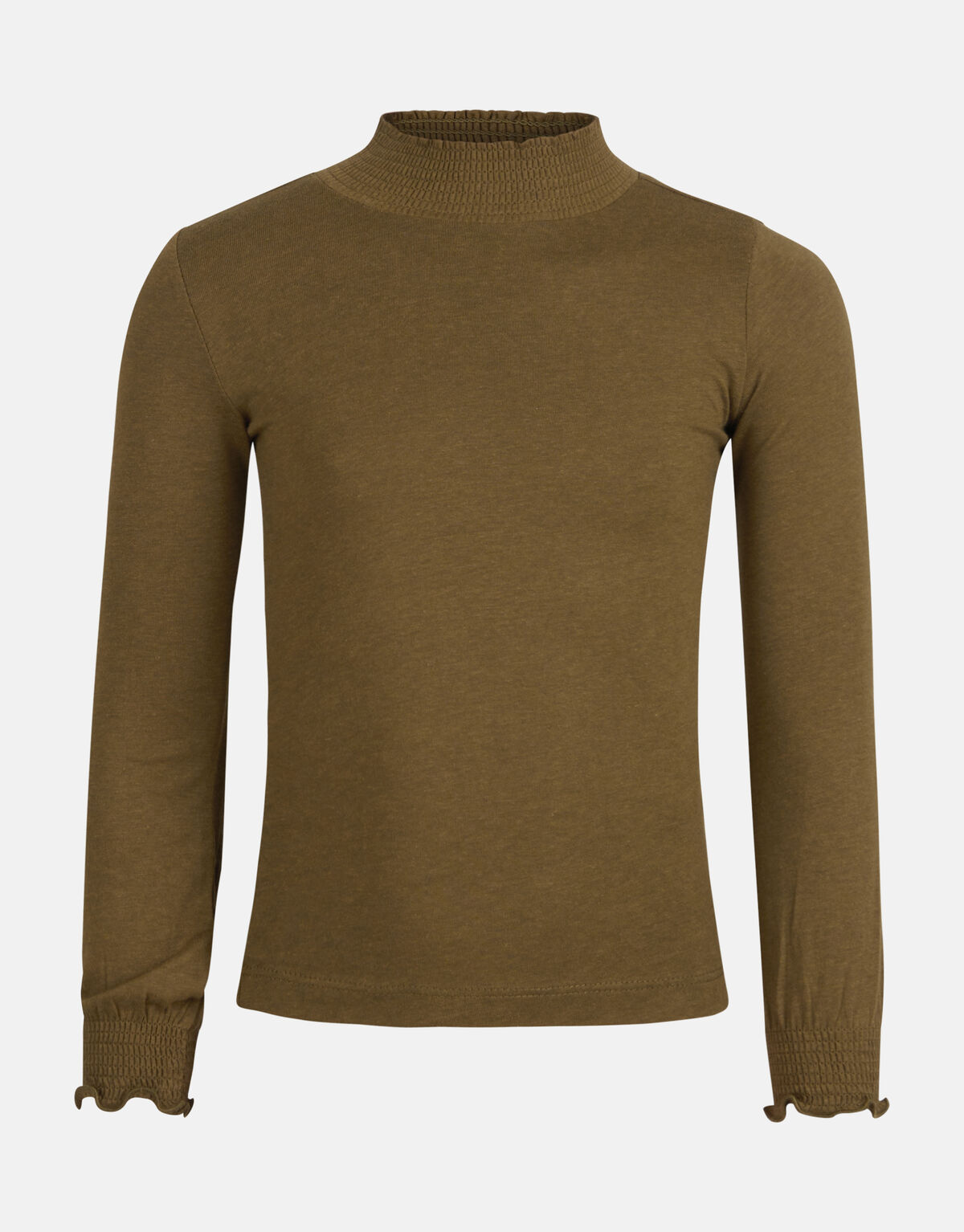 Dunkelgrünes Top aus Baumwolle SHOEBY GIRLS