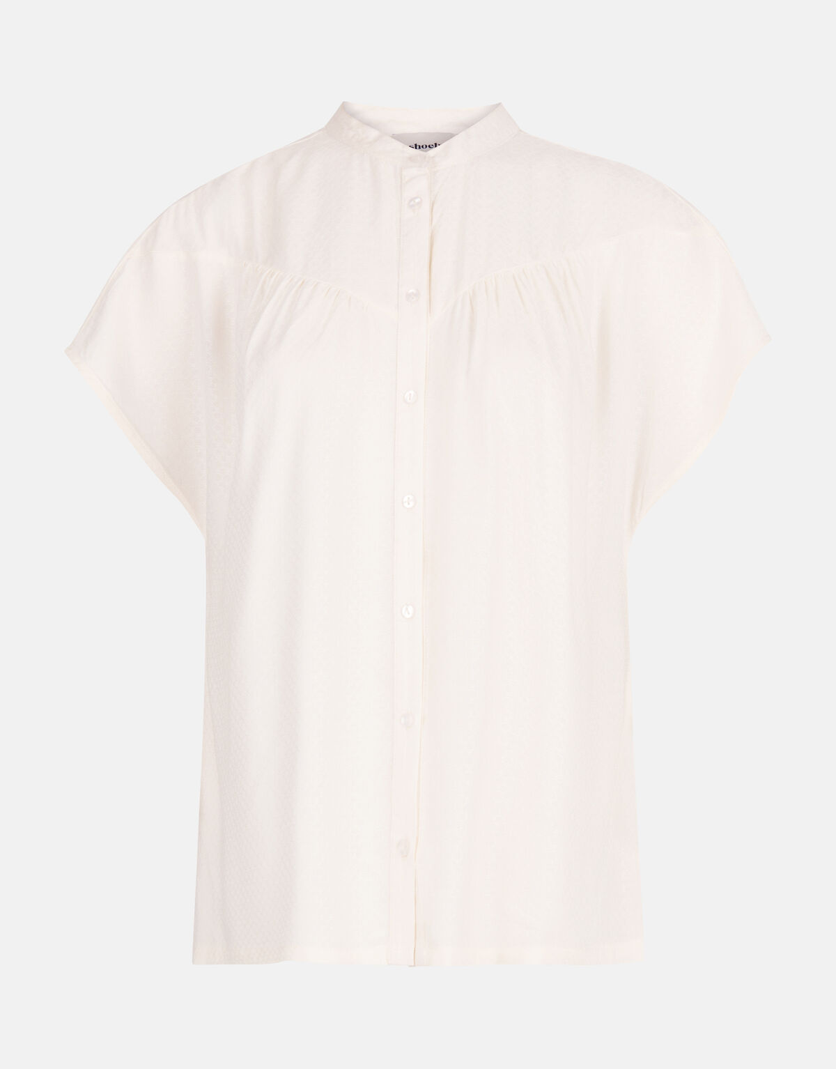 Relaxed Fit Oberteil Off White SHOEBY WOMEN
