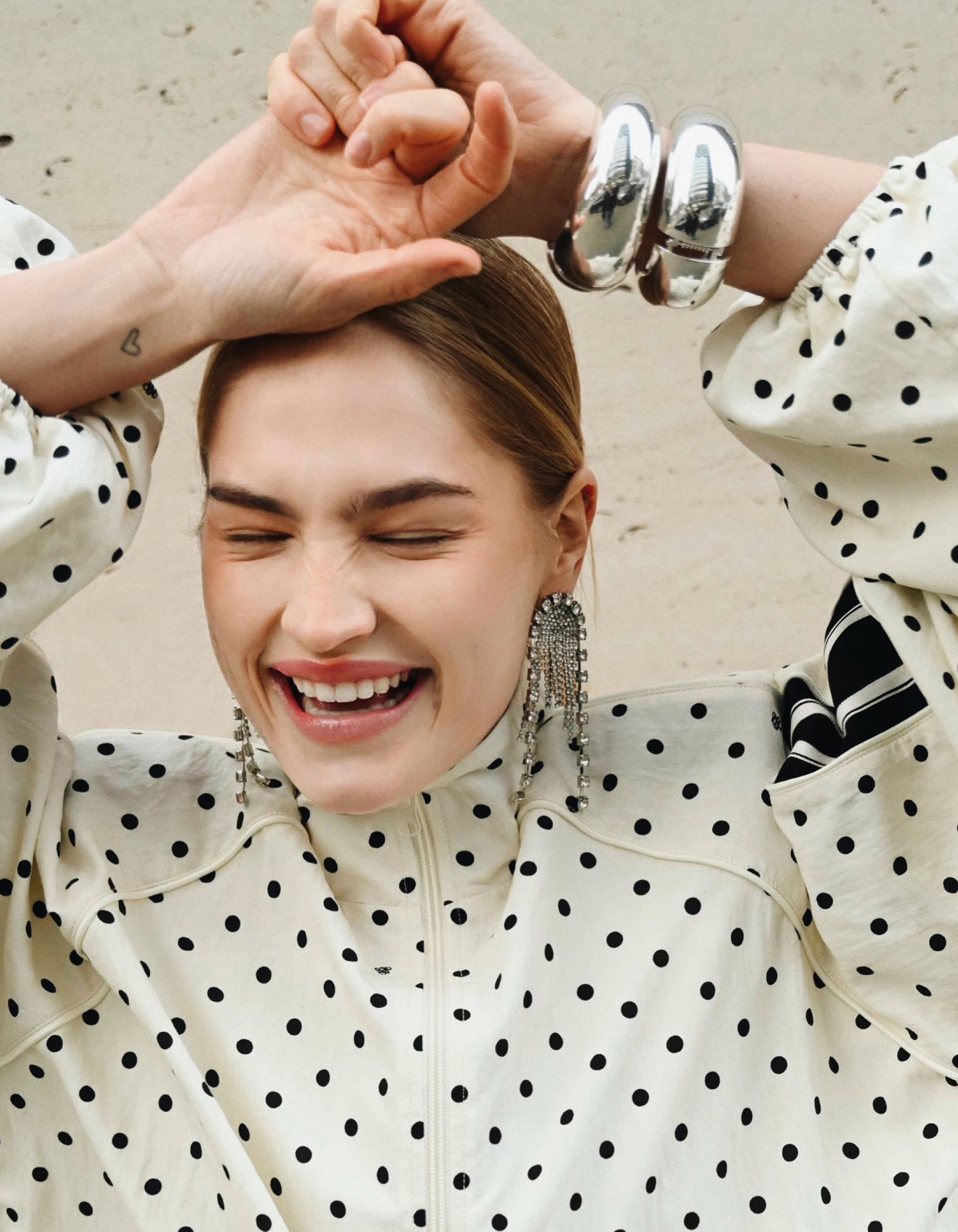 Statement-Armreif Silber SHOEBY ACCESSOIRES