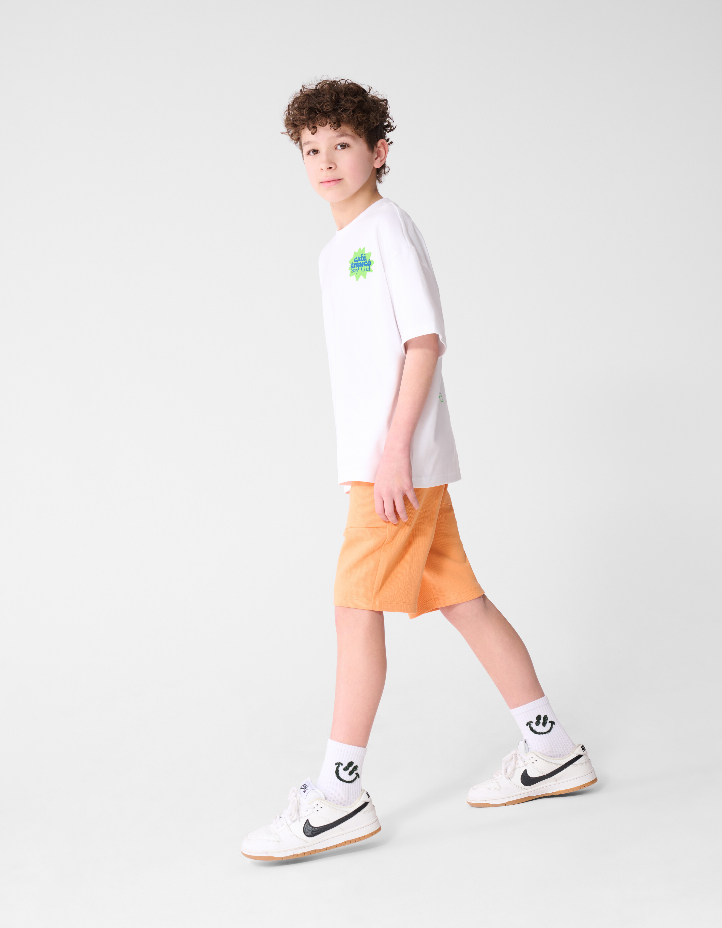 Piqu&eacute;-Shorts Orange SHOEBY BOYS