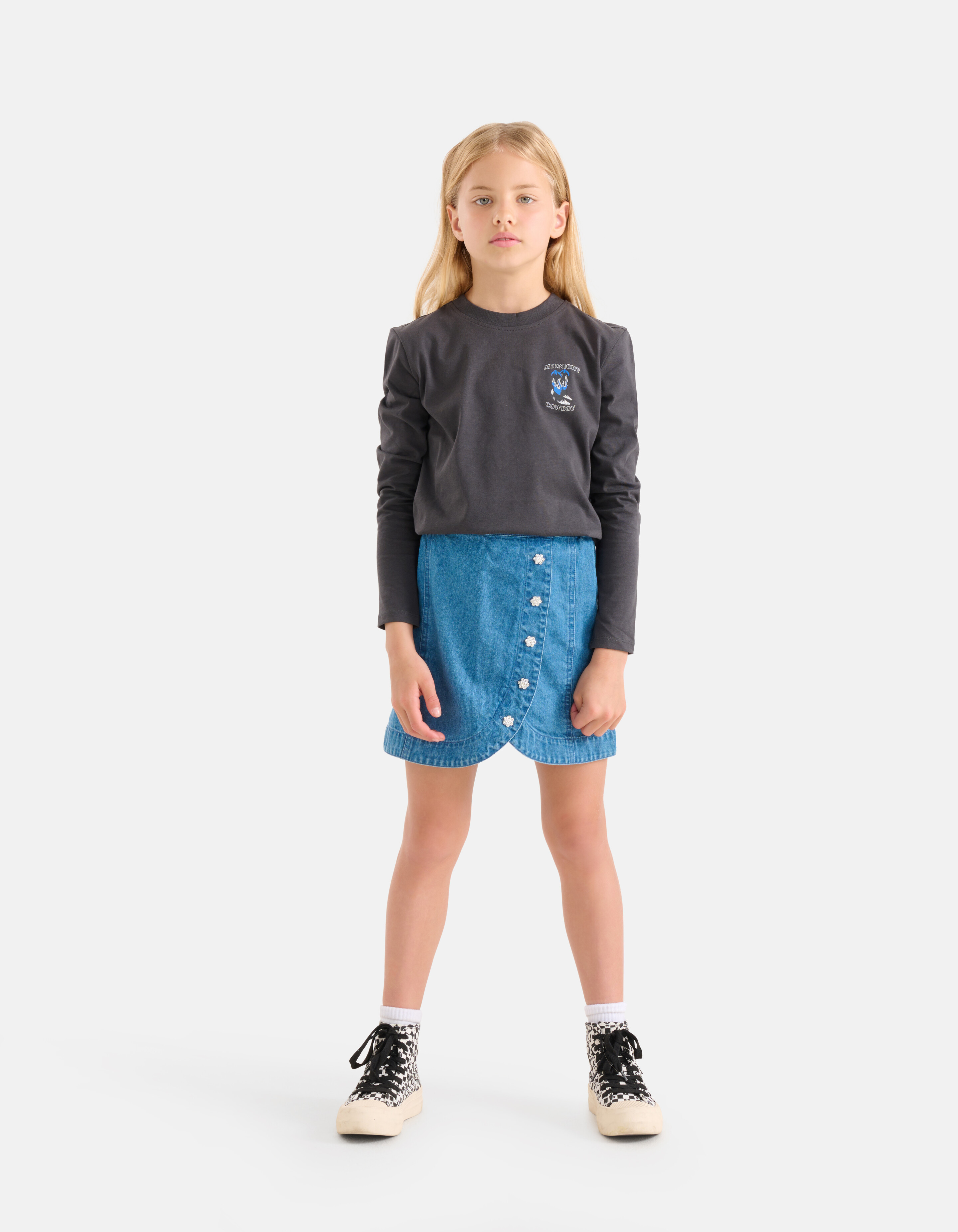 Denim Rok Blauw SHOEBY GIRLS