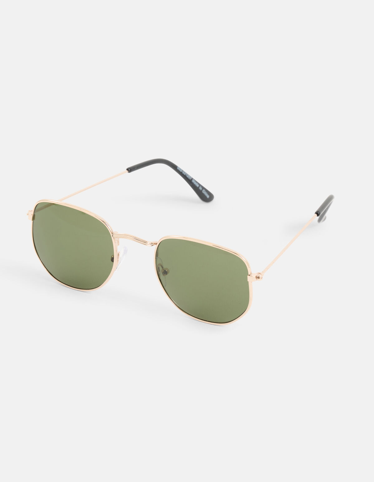 Runde Metall-Sonnenbrille Gold SHOEBY ACCESSOIRES