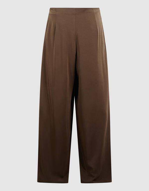 Faltenhose Braun von Fred SHOEBY WOMEN