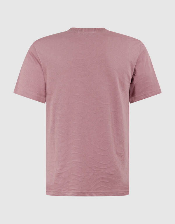 Jacquard-T-Shirt Rosa SHOEBY MEN