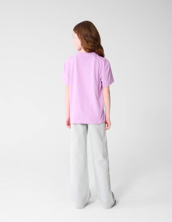 Fresh Goods Artwork T-Shirt Lila SHOEBY GIRLS