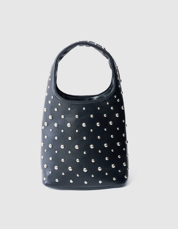 Shopper mit Nieten Schwarz SHOEBY ACCESSOIRES