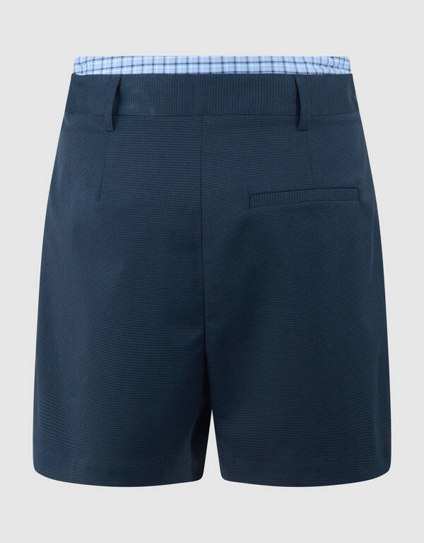 Karo Short Dunkelblau SHOEBY WOMEN