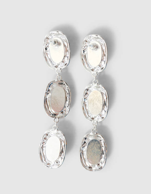 Triple Stone Oorbellen Zilver SHOEBY ACCESSOIRES