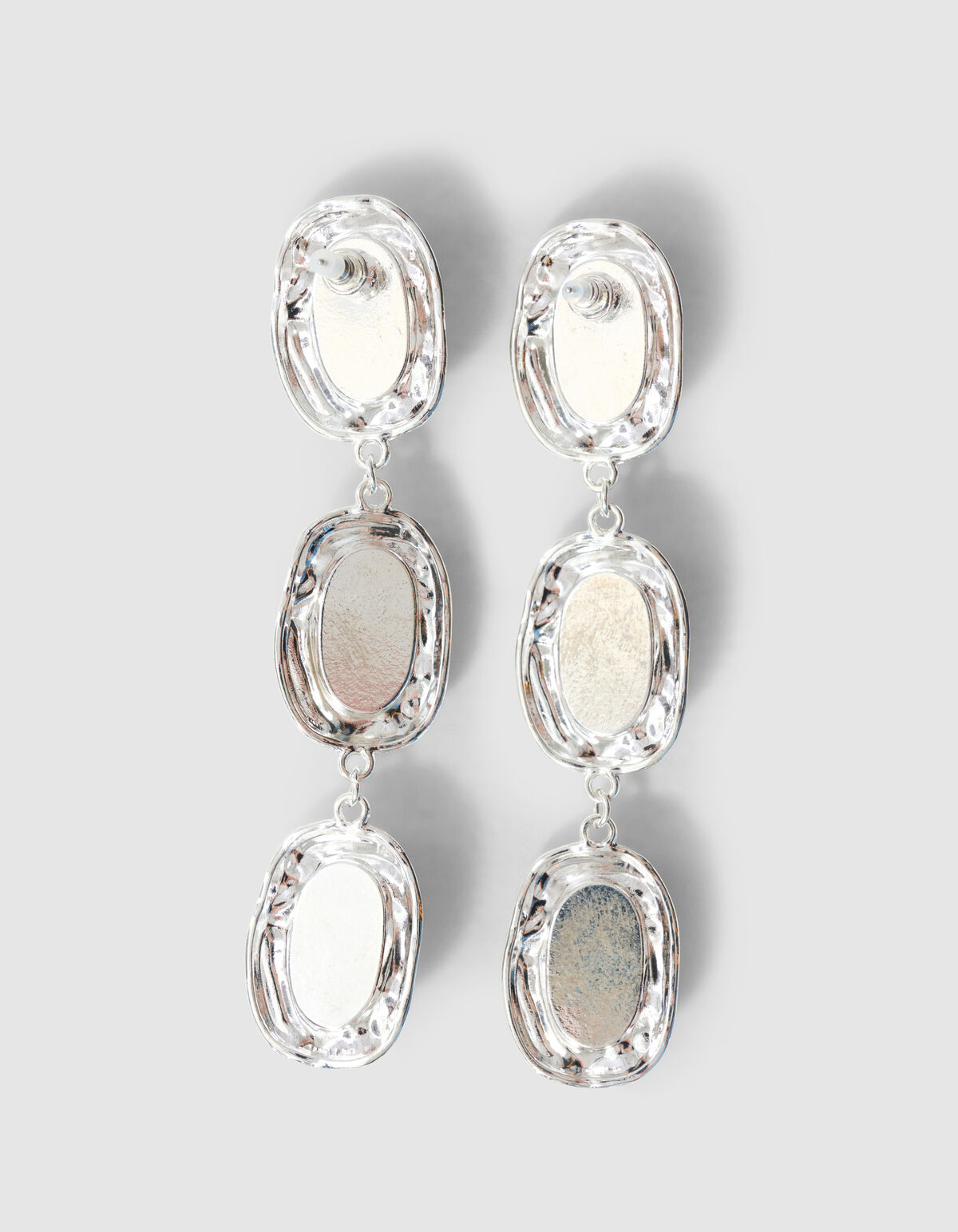 Triple Stone Oorbellen Zilver SHOEBY ACCESSOIRES