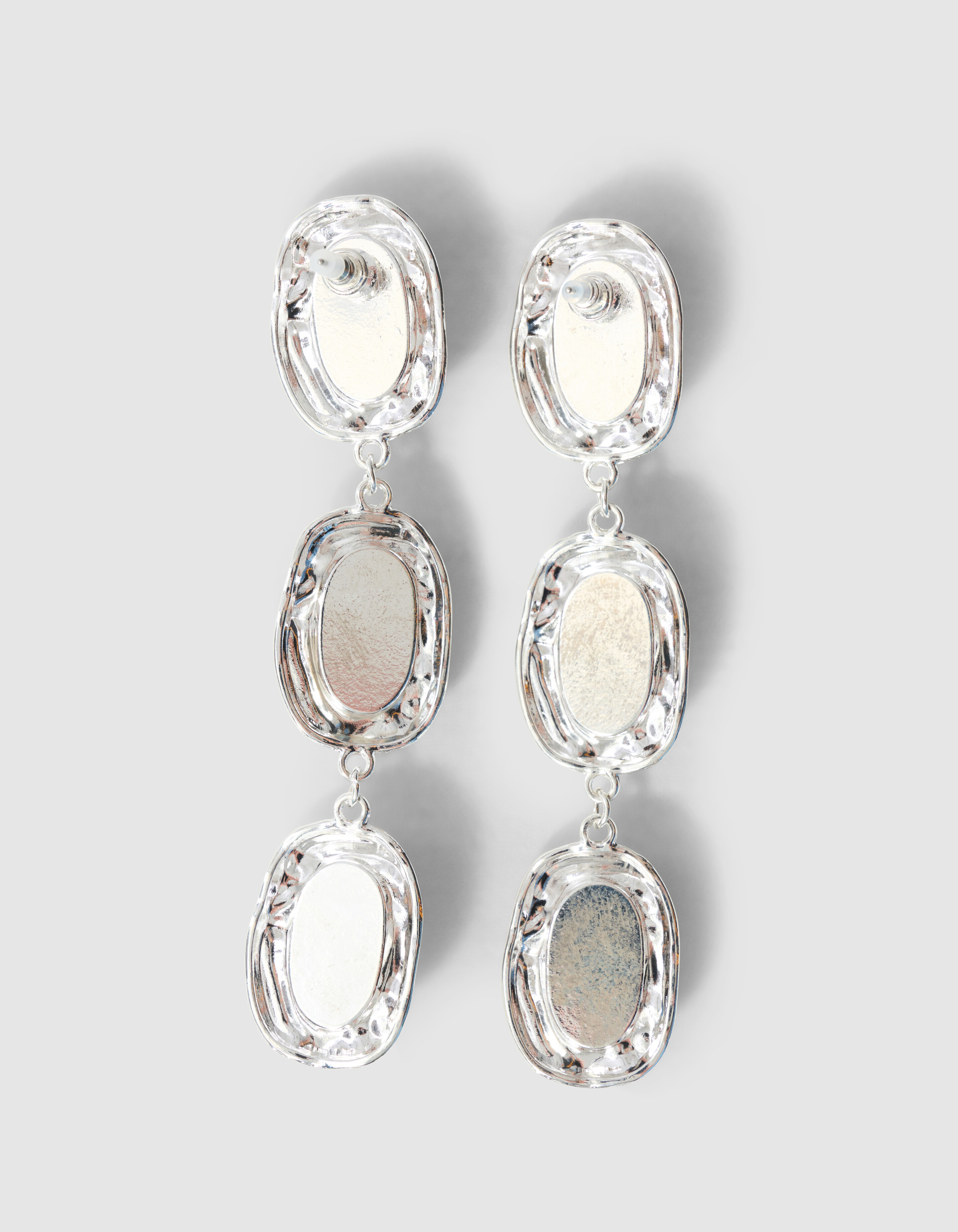 Triple Stone Oorbellen Zilver SHOEBY ACCESSOIRES