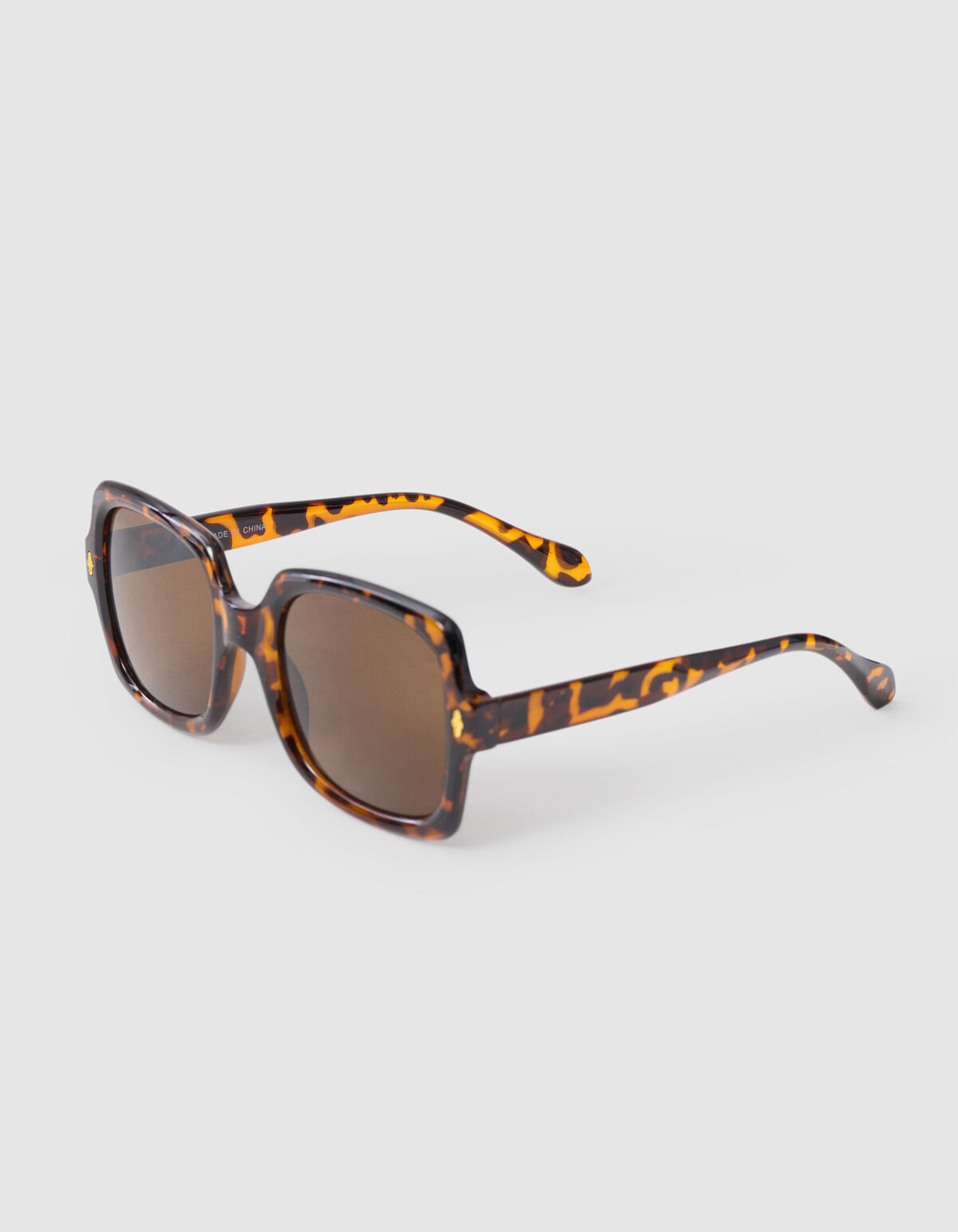Leoparden-Sonnenbrille Braun SHOEBY ACCESSOIRES