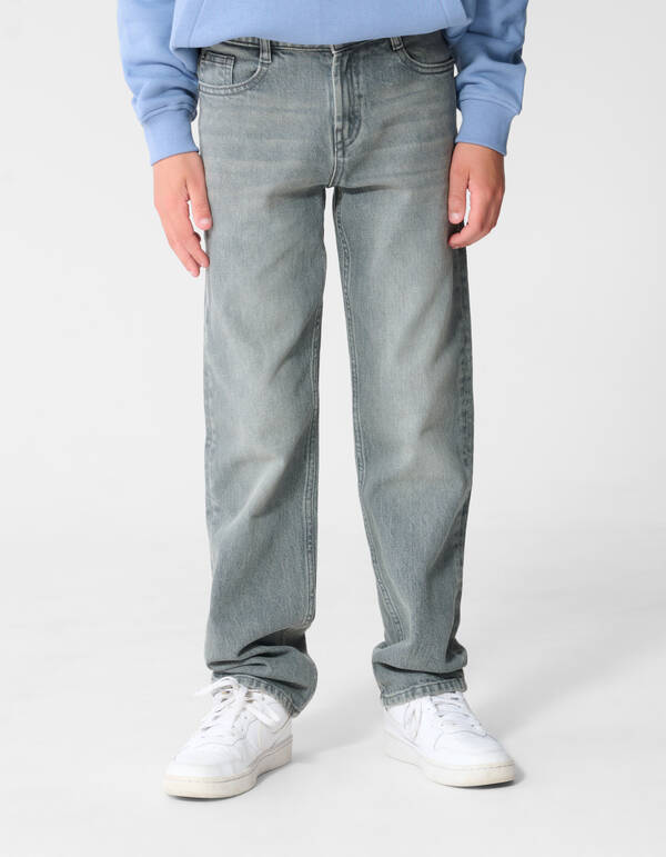 Gerade geschnittene Jeans in Grau SHOEBY BOYS