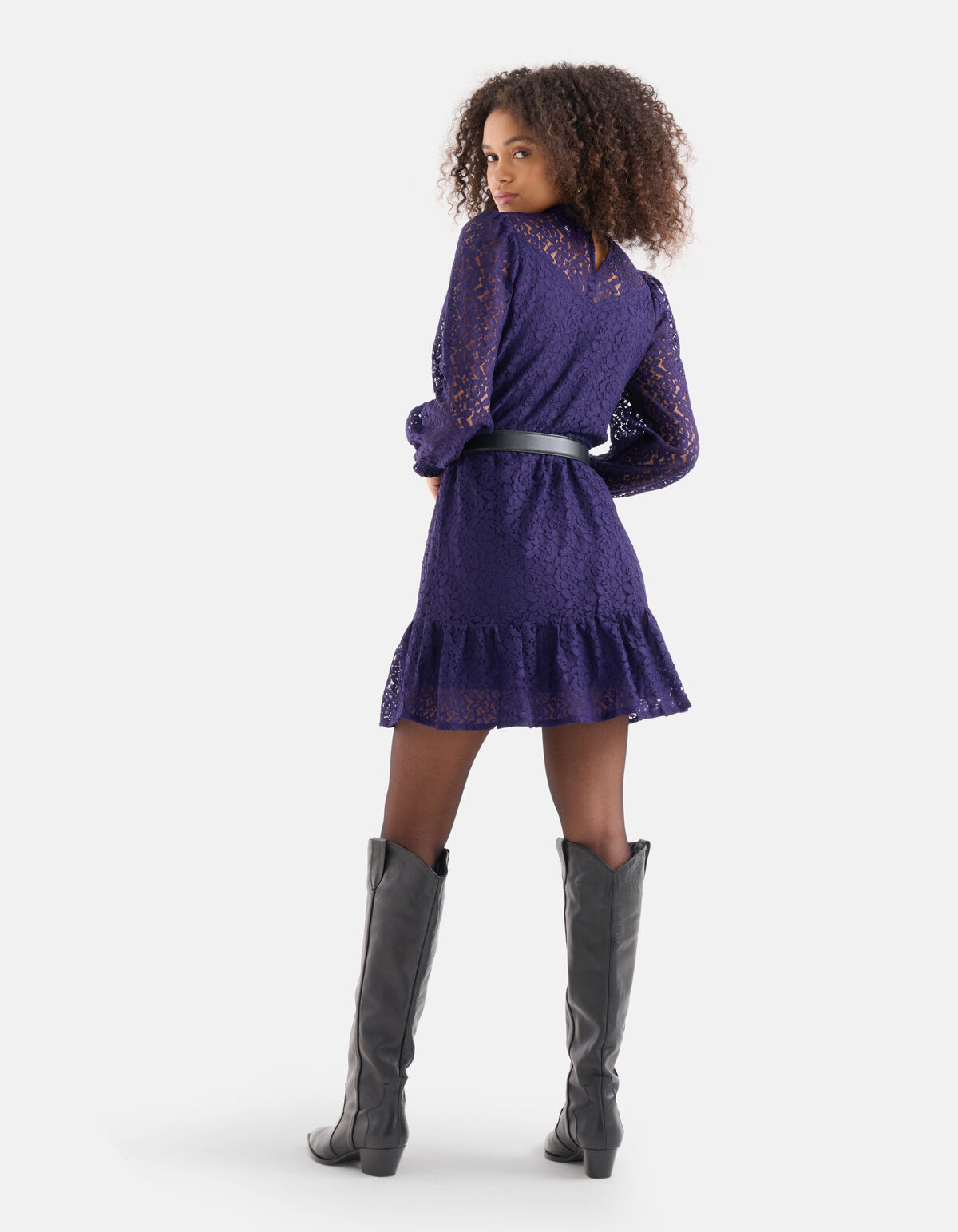 Spitzenkleid lila SHOEBY WOMEN