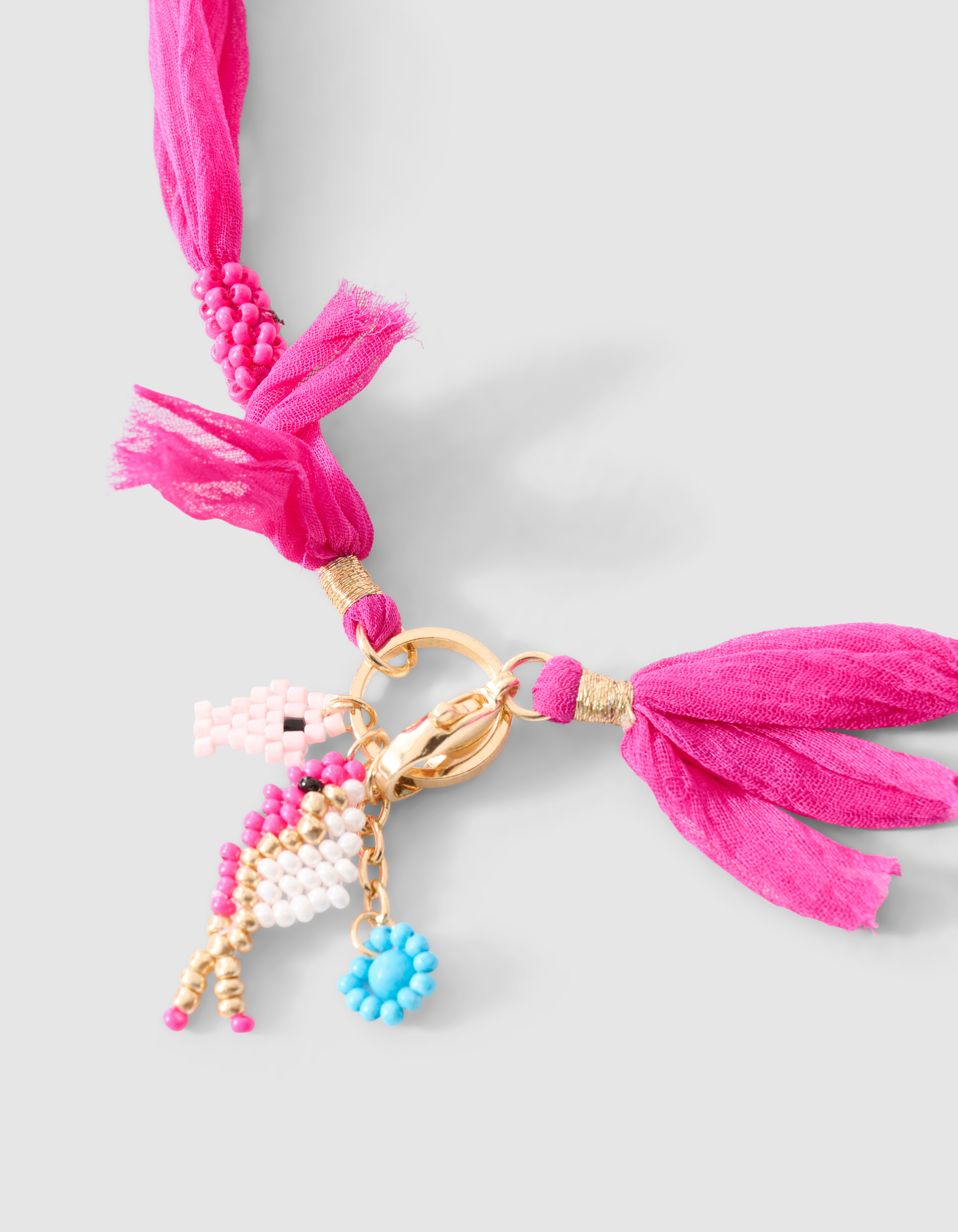 Scarf Beads Halskette Rosa SHOEBY GIRLS